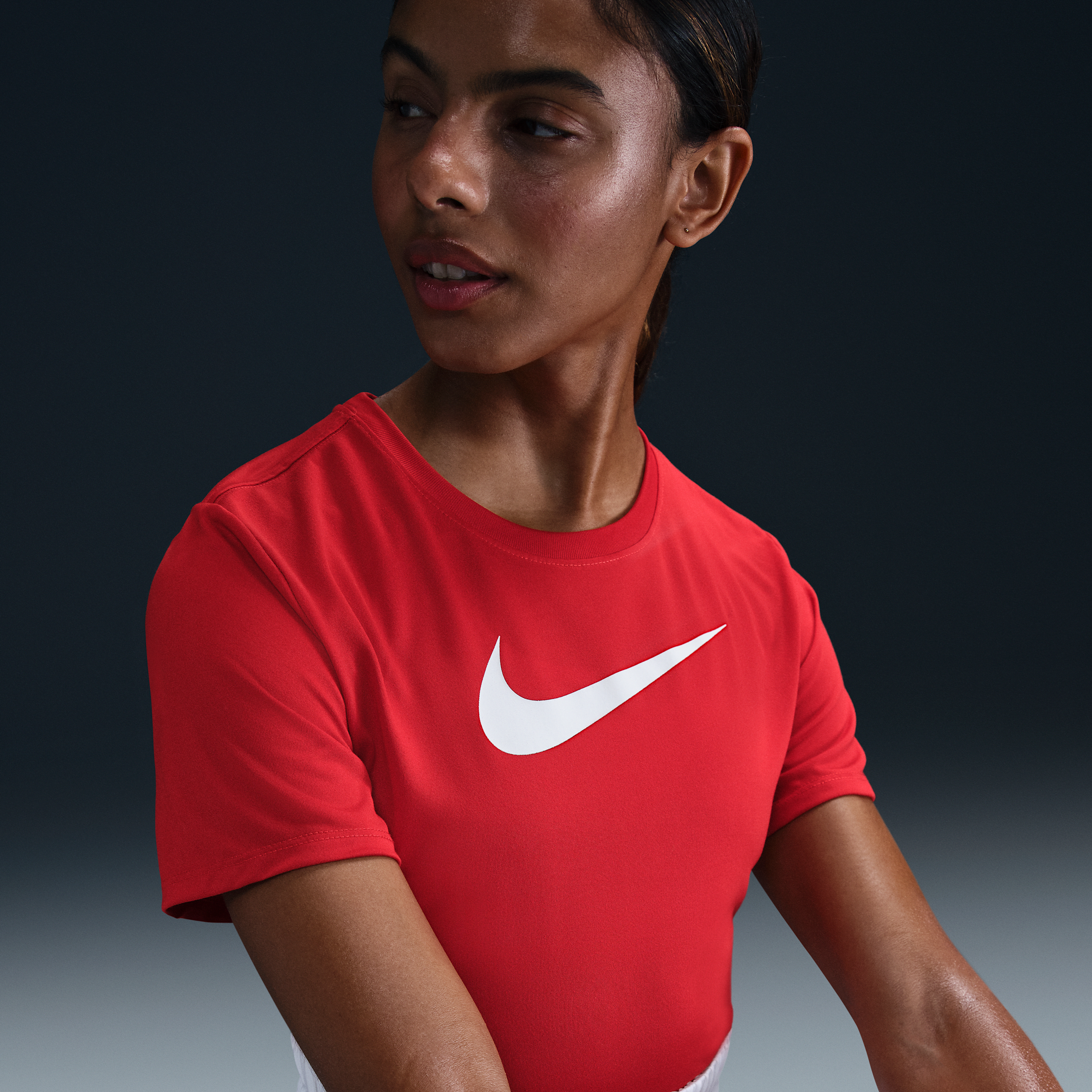 Nike Women's Dri-fit Graphic T-shirt In Red