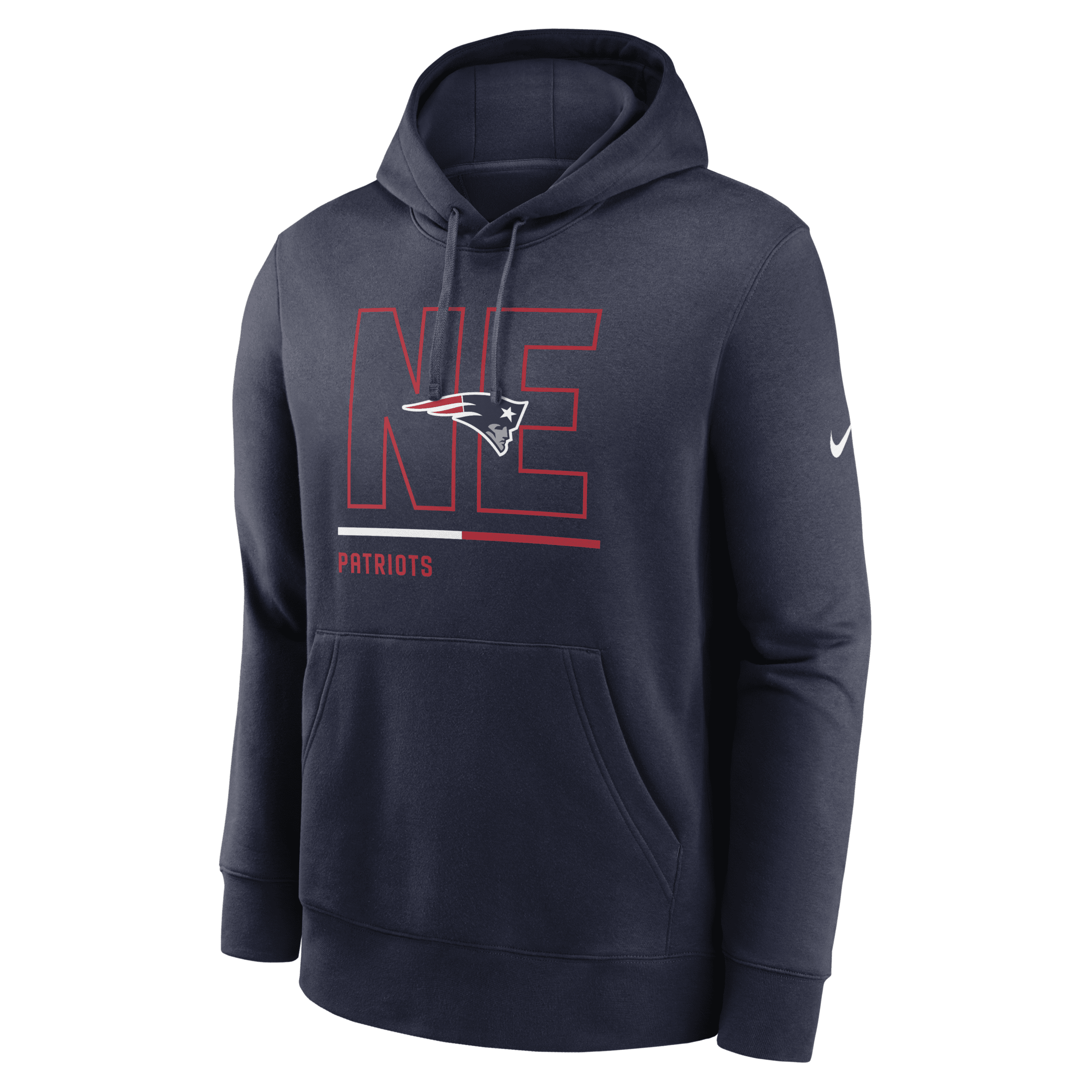 Nike NFL New England Patriots Logo Hoodie - Grey - Mens, Compare