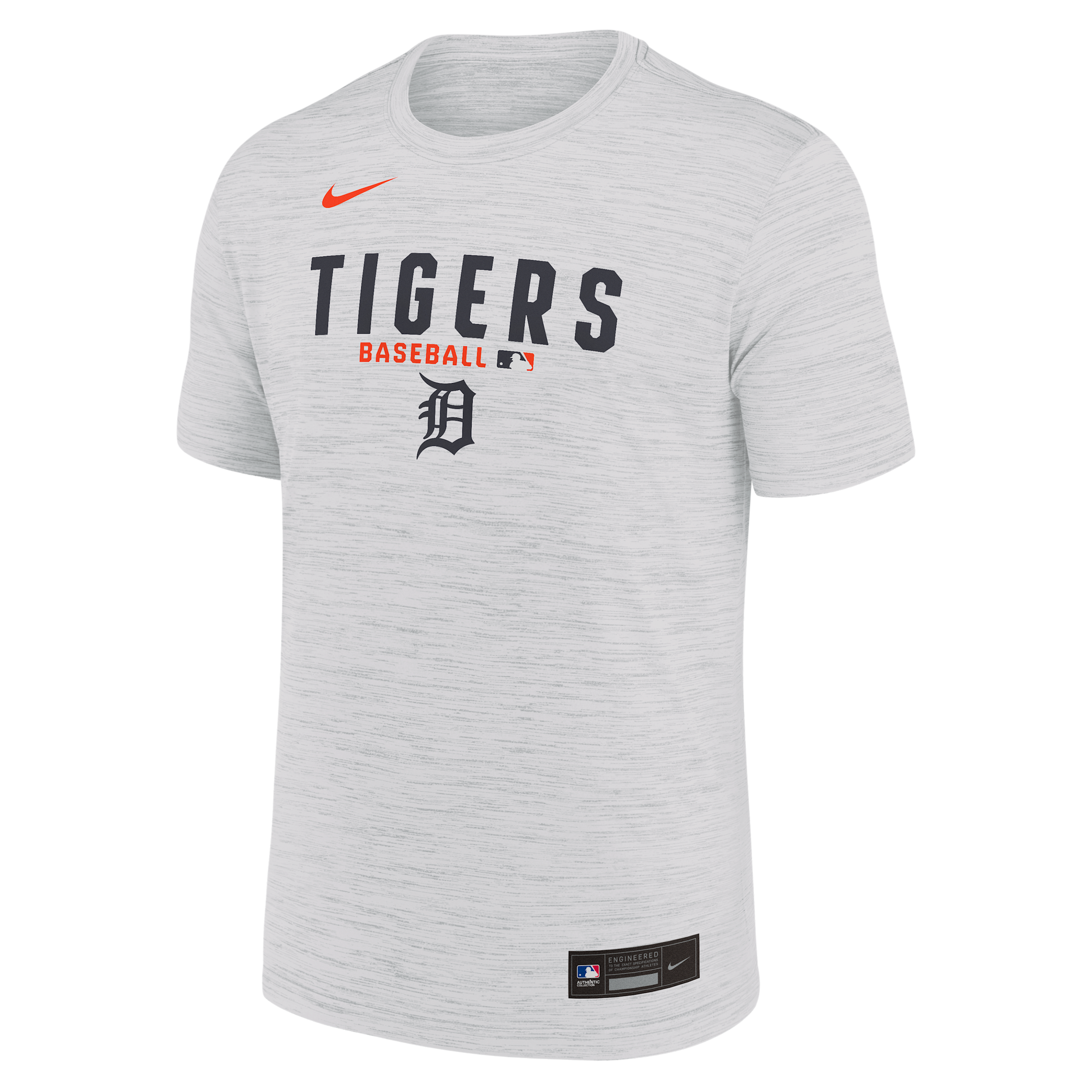 Detroit Tigers Authentic Collection Nike Men's Dri-FIT MLB T-Shirt in White | 02ER10ADG-RMG
