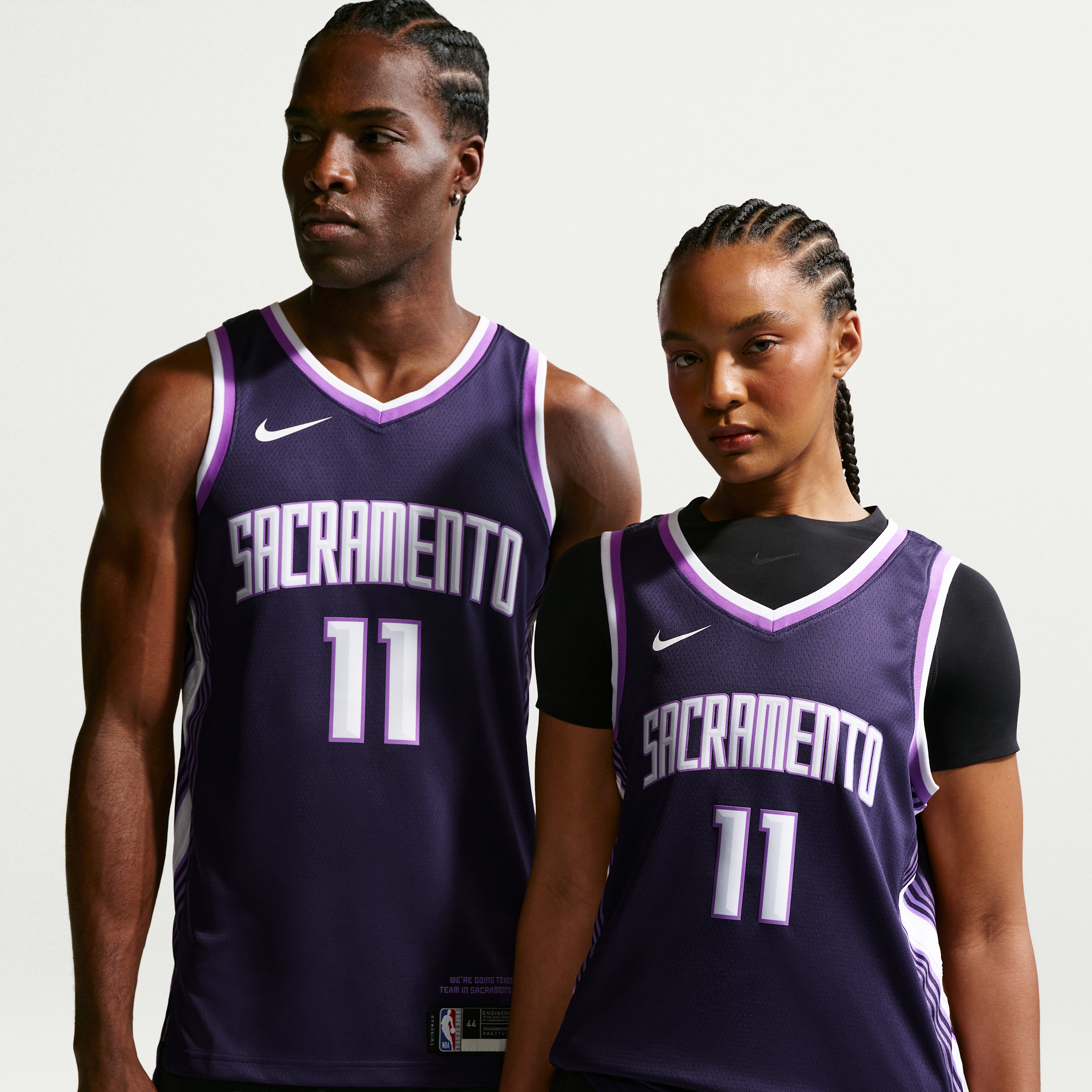 Domantas Sabonis Sacramento Kings City Edition Nike Men’s NBA Swingman Jersey in Purple | HM5995-536