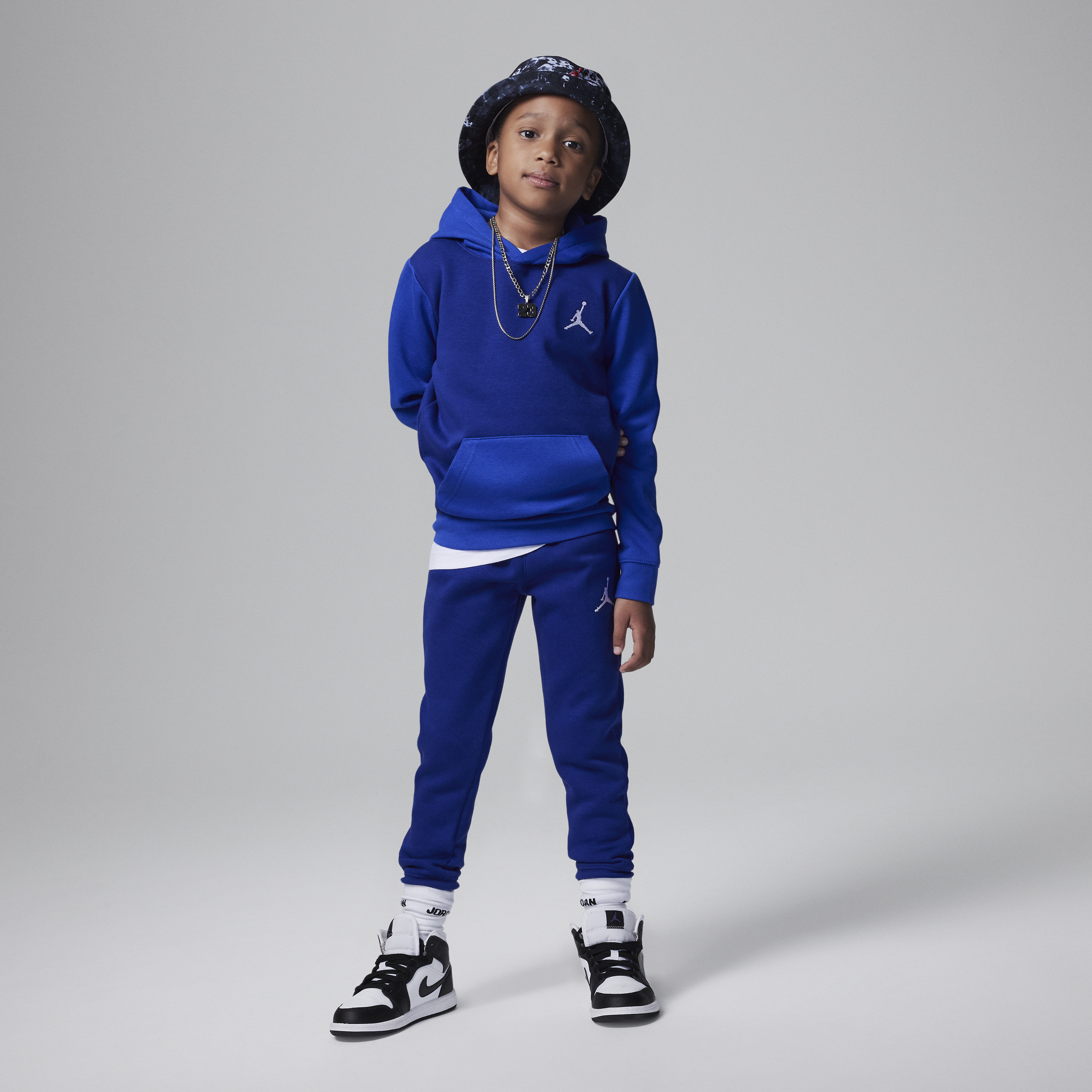 Jordan MJ Essentials Fleece Little Kids' Pullover Hoodie Set