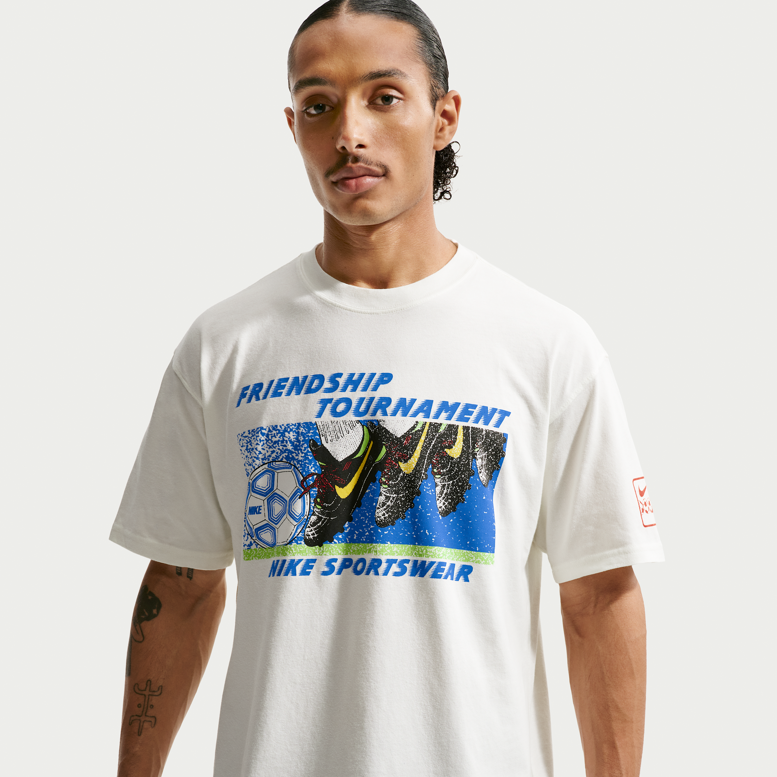 Men's Nike Sportswear T-Shirt in White | IR5773-133