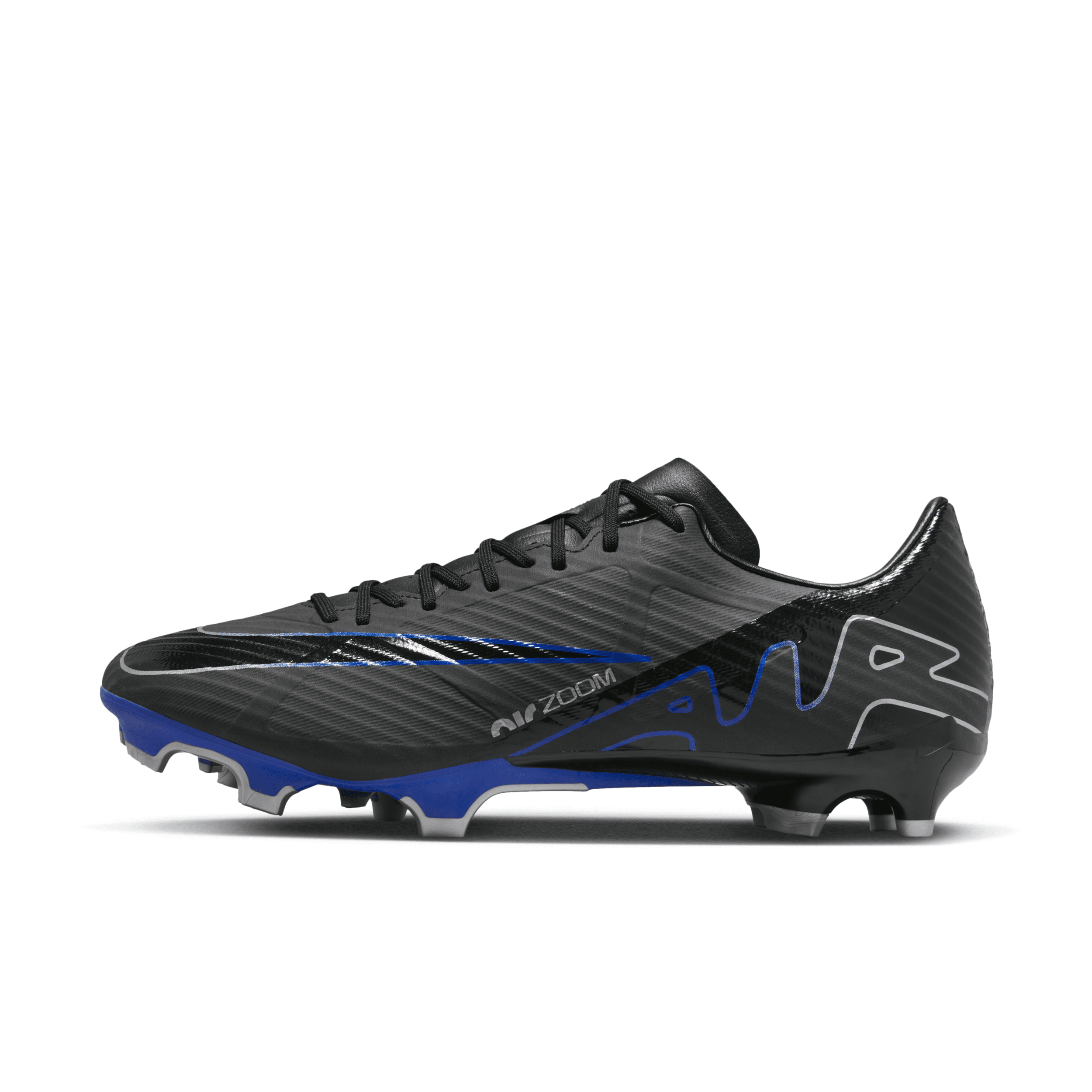 Nike Men's Mercurial Vapor 15 Academy Multi-ground Low-top Soccer Cleats In Black