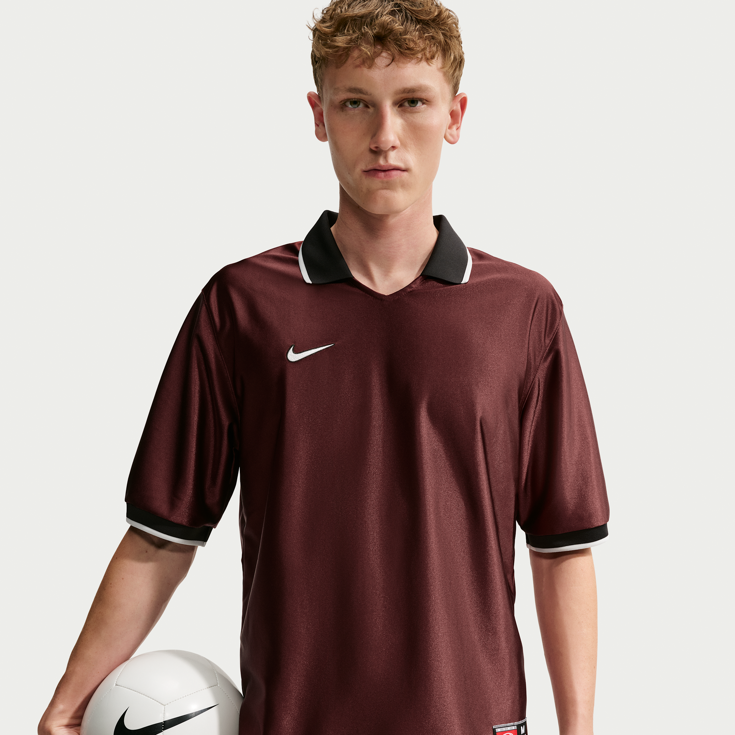 Nike Men's Energy Dri-FIT Short-Sleeve Soccer Top in Purple | IF1534-658