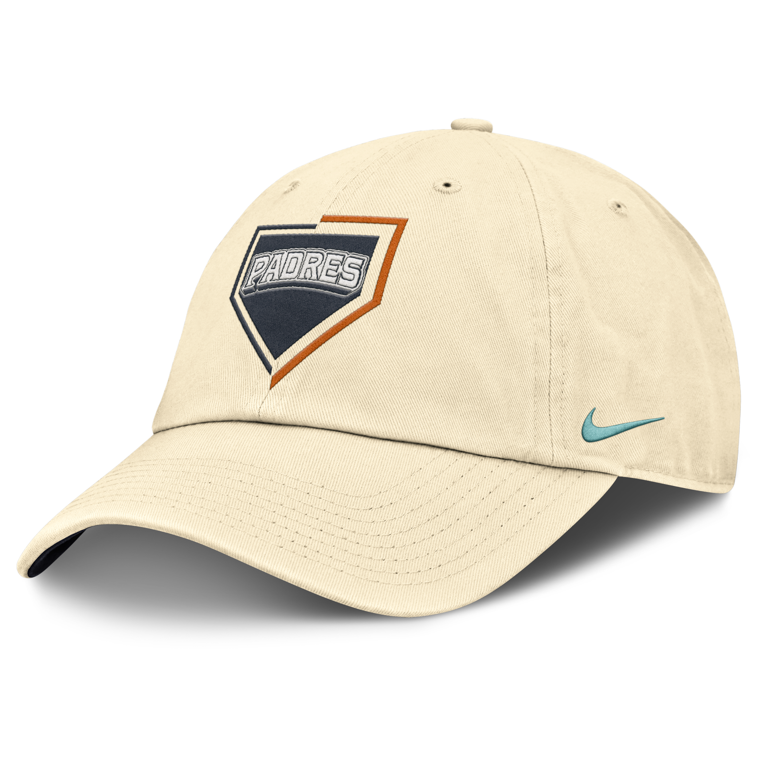 San Diego Padres City Connect Club Nike Men's MLB Trucker Adjustable Hat in Brown | NB010HOZPYP-SWW