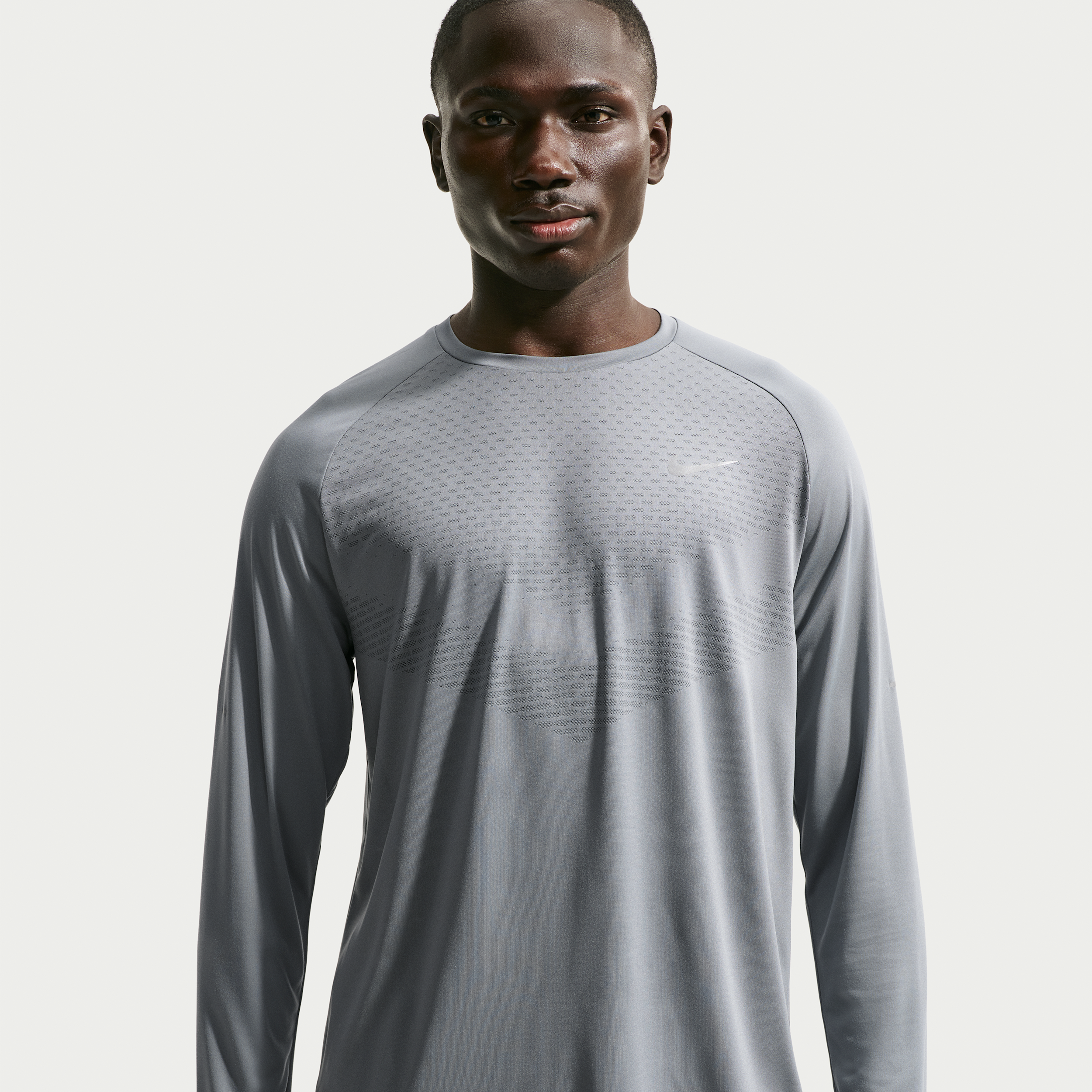 Nike Men's Stride Dri-FIT ADV Long-Sleeve Running Top in Grey | HV2702-084