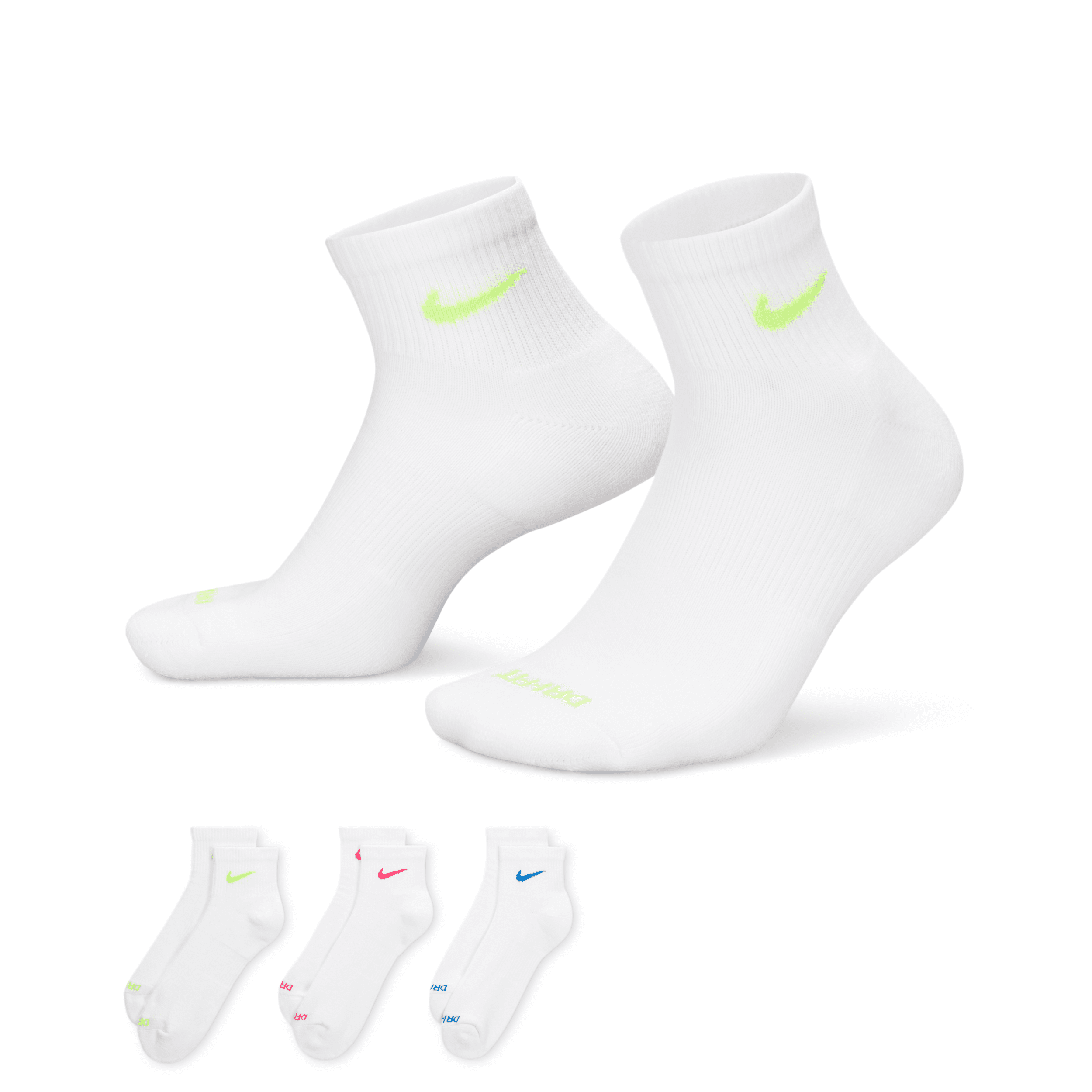 Nike Men's Everyday Plus Cushioned Training Ankle Socks (3 Pairs)
