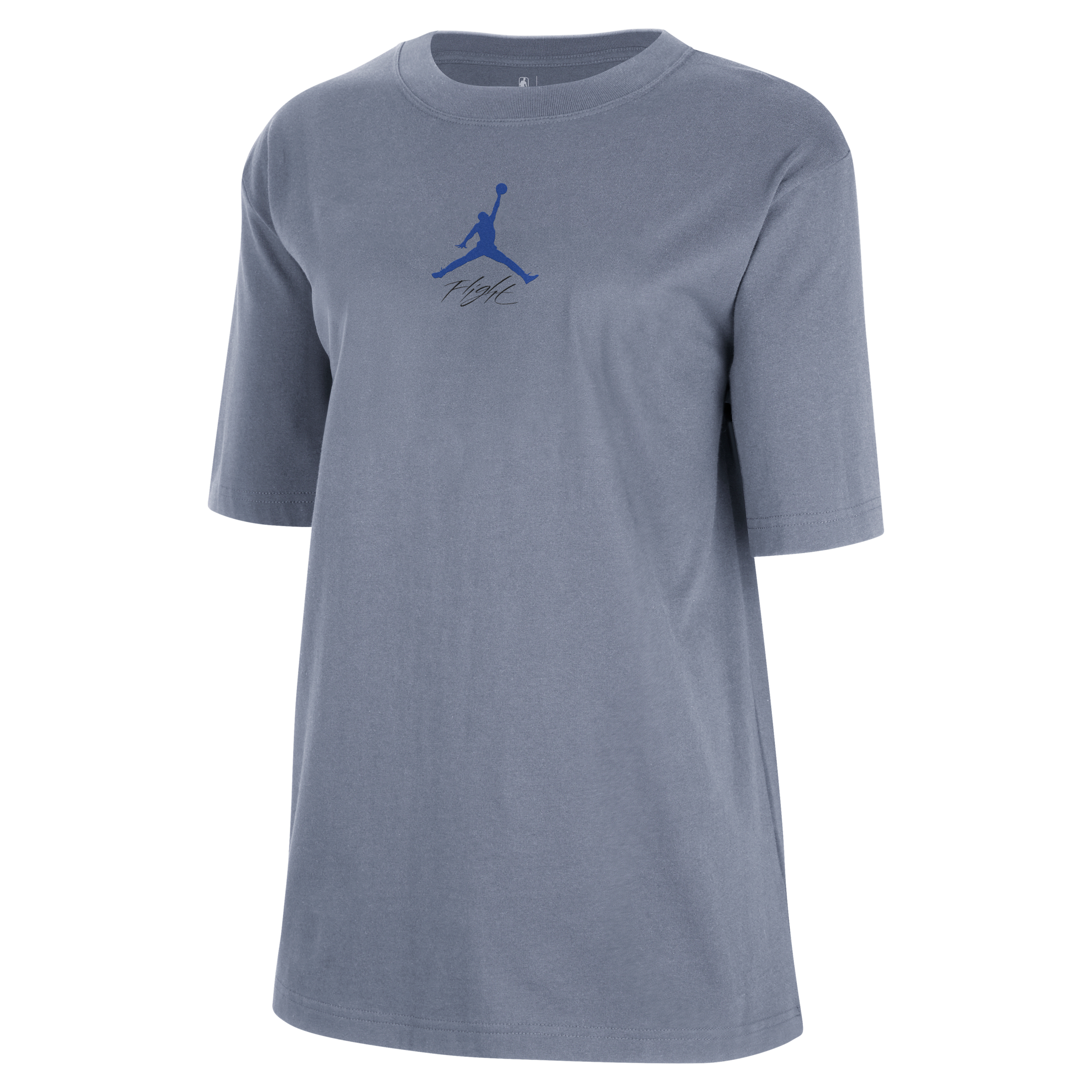 Shop Nike Women's Dallas Mavericks Courtside Statement Edition Jordan Nba T-shirt In Blue