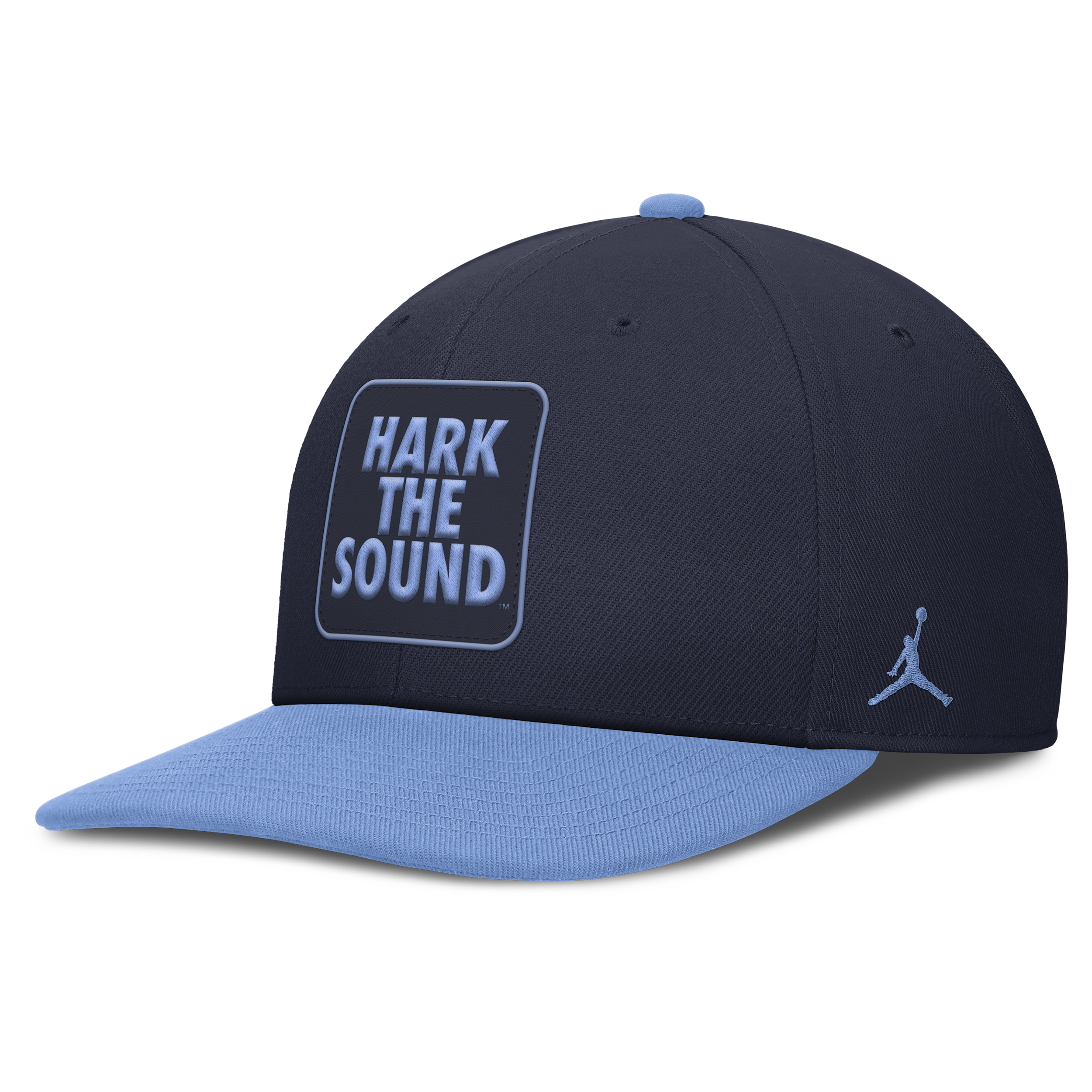 Jordan Men's Navy/carolina Blue North Carolina Tar Heels 2025 Sideline Campus Pro Local Snapback Hat In Blue