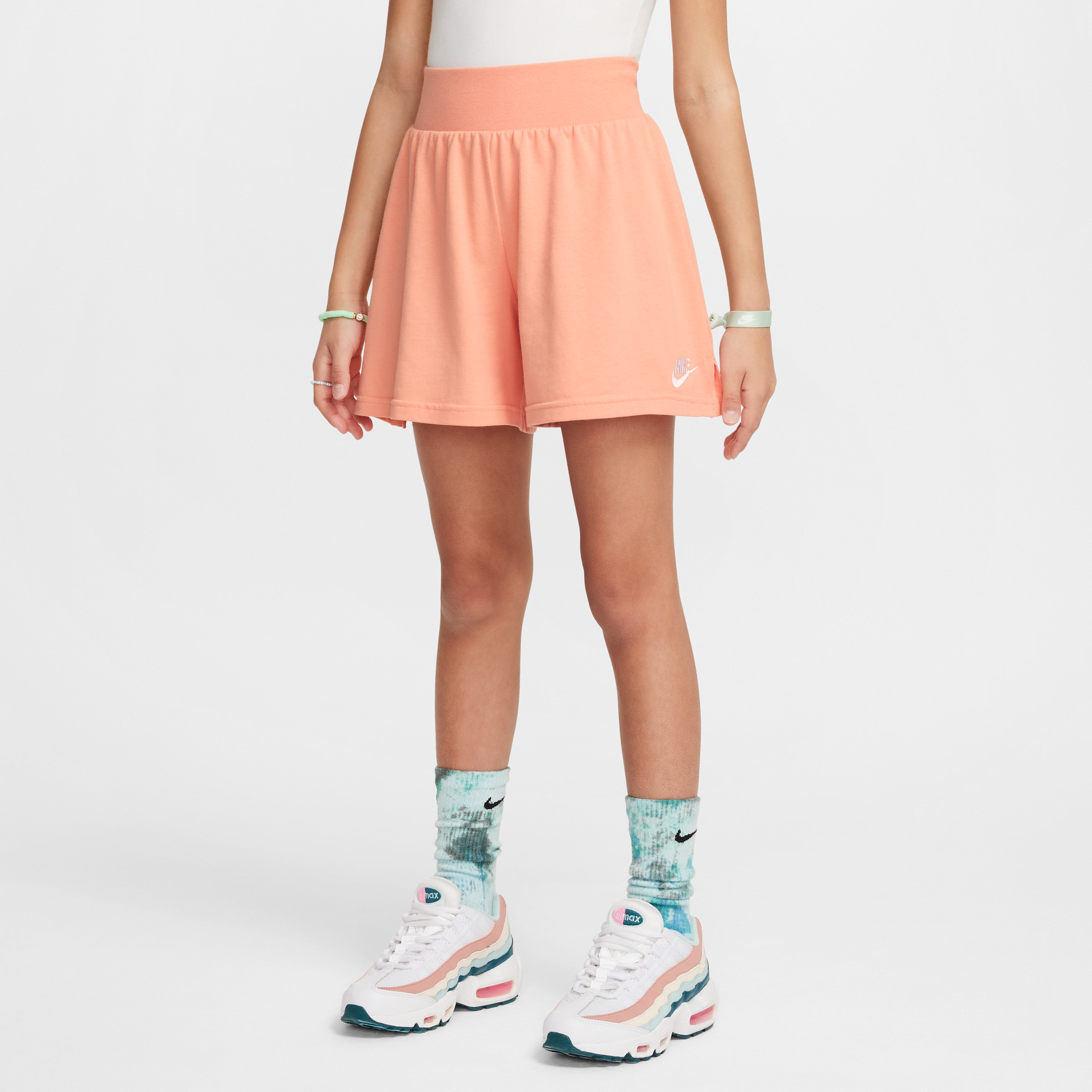 Nike Women's Girls' Dri-fit Shorts In Orange