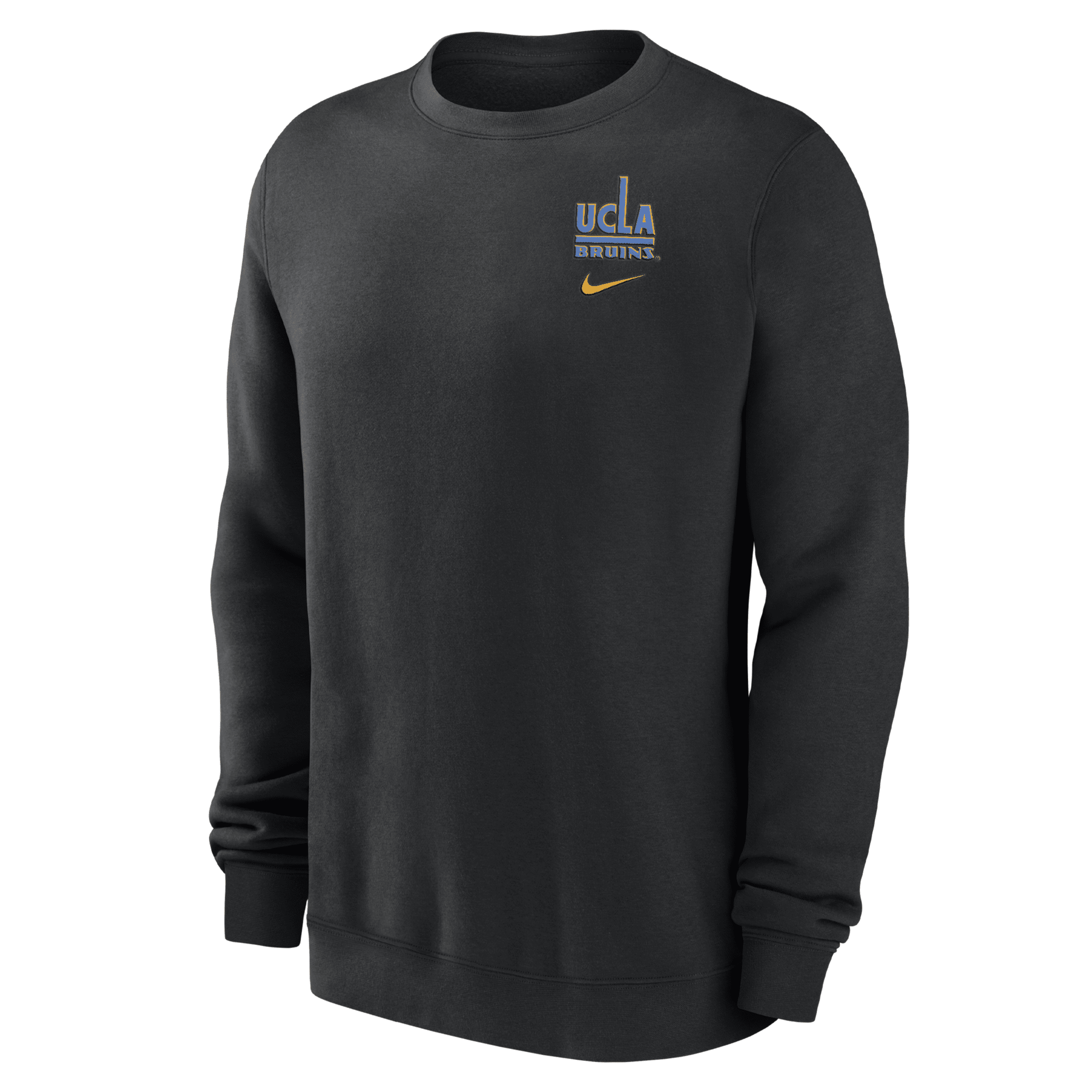 Shop Nike Ucla Club Fleece  Men's College Sweatshirt In Black