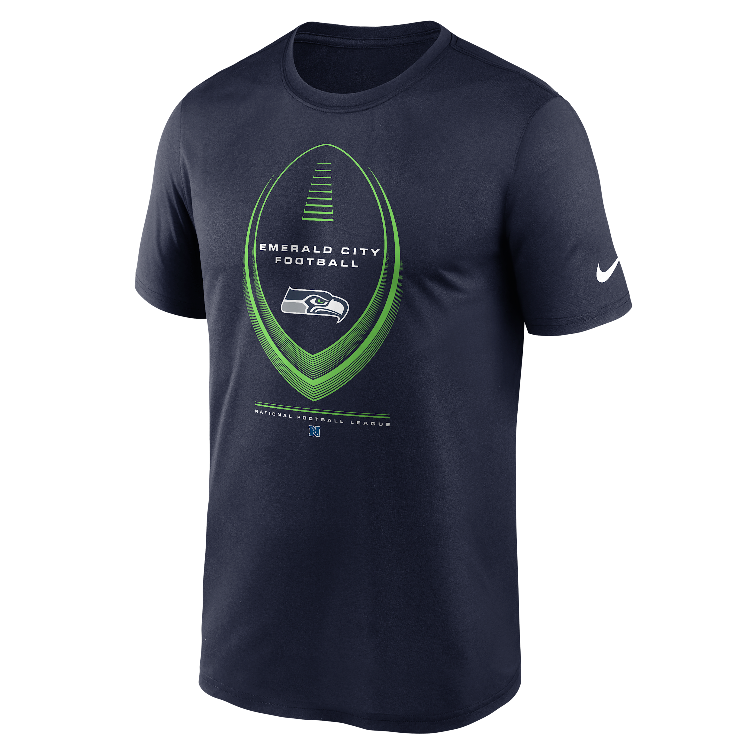 Seattle Seahawks Legend Icon Nike Men's Dri-FIT NFL T-Shirt in Blue | NKGK41S78-NDB