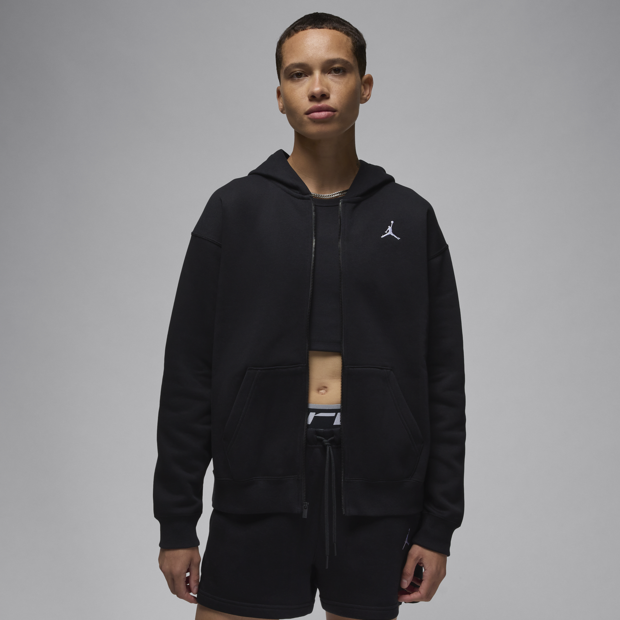JORDAN WOMEN'S BROOKLYN FLEECE FULL-ZIP HOODIE 1015626773