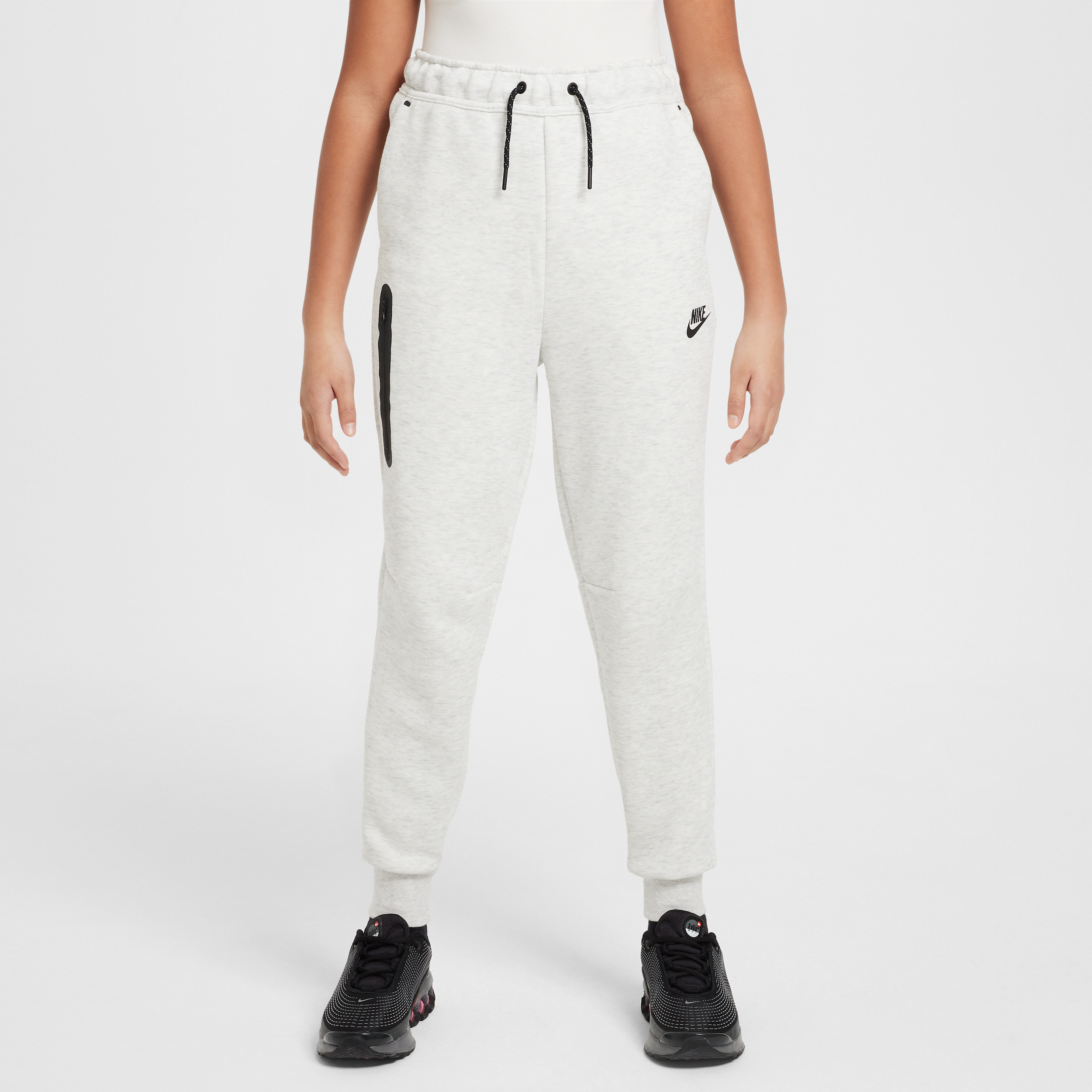 Nike Women's Sportswear Tech Fleece Girls' Jogger Pants In Grey