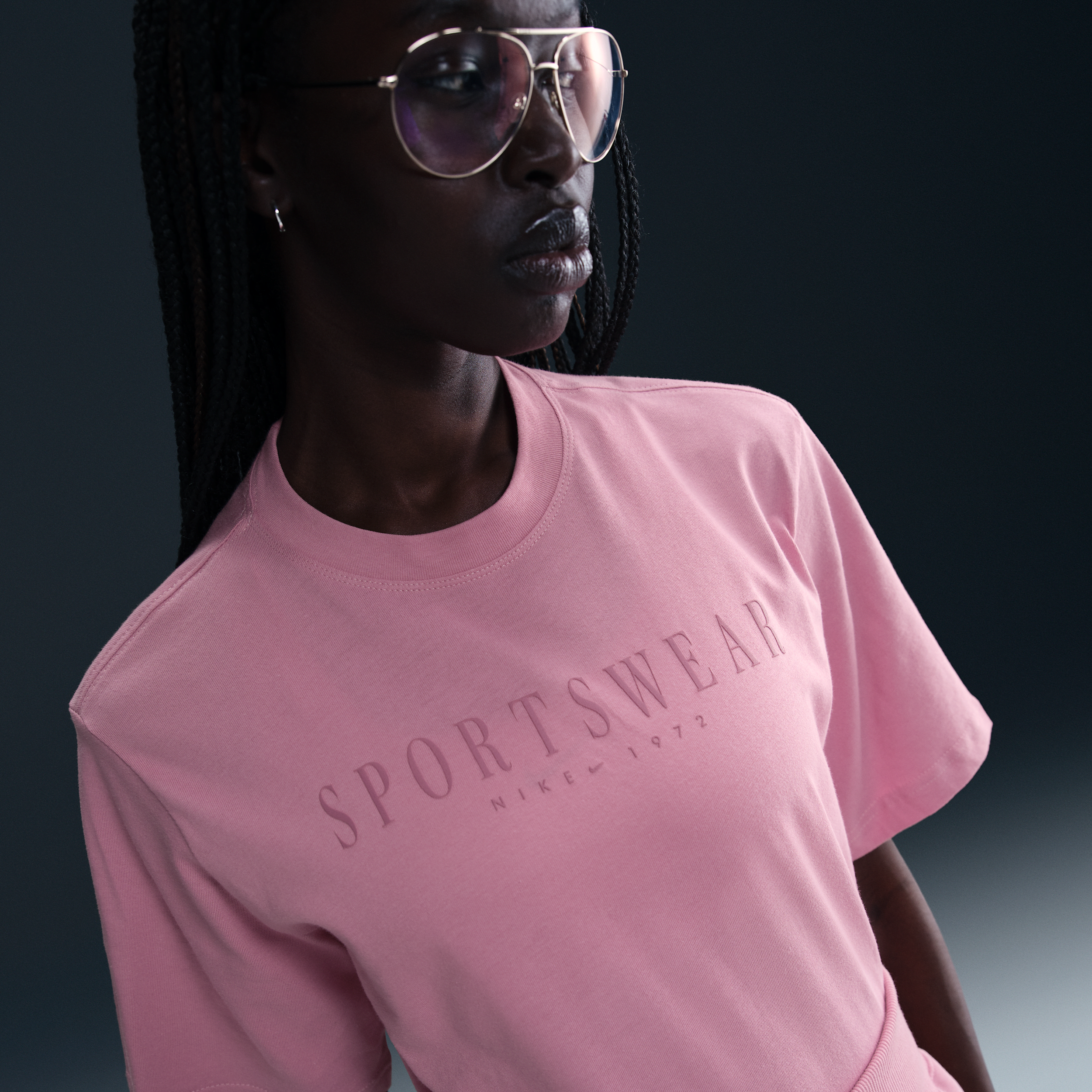 Nike Women's  Sportswear Boxy T-shirt In Pink