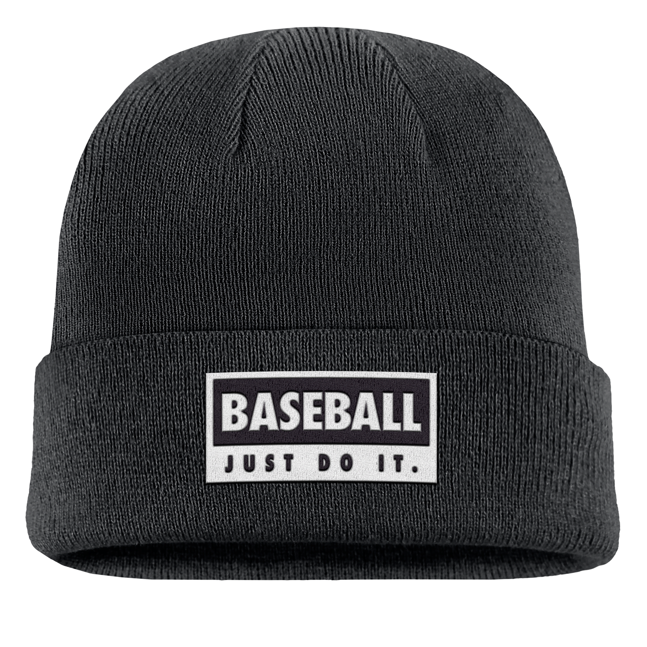 Nike Unisex Swoosh Peak Baseball Beanie In Black