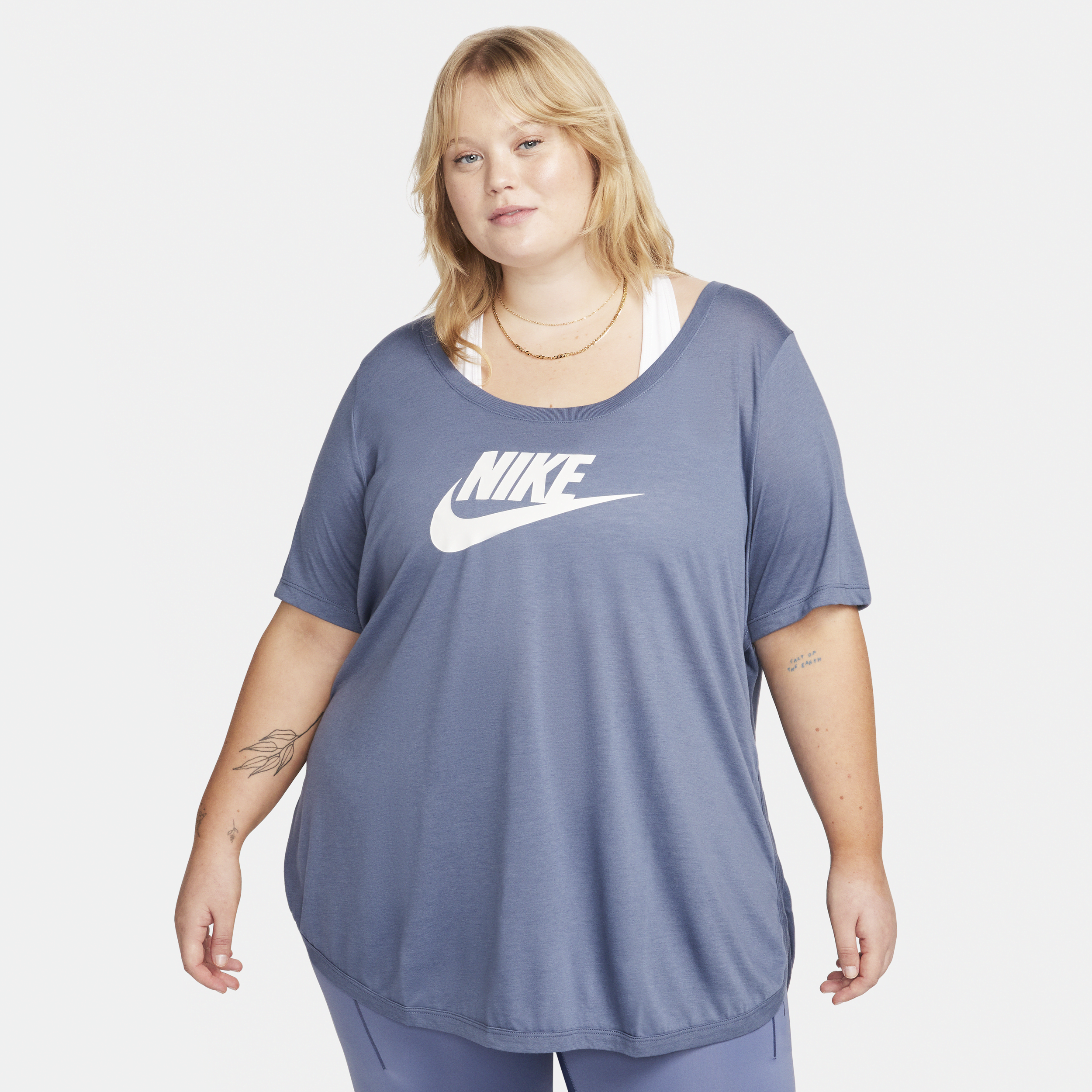 Nike Women's  Sportswear Essential Tunic (plus Size) In Blue