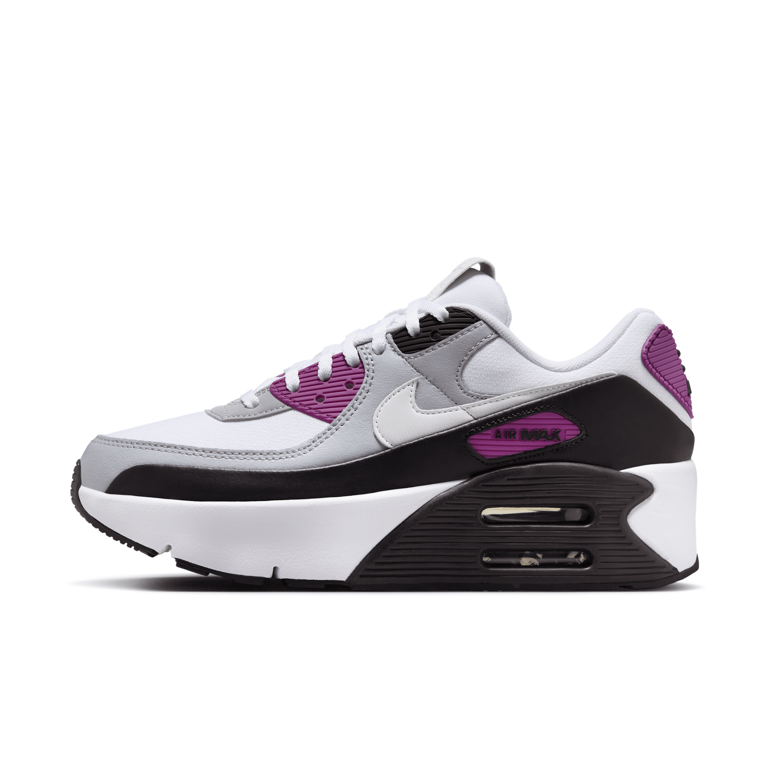 Nike Air Max 90 Lv8 Platform Sneaker In White