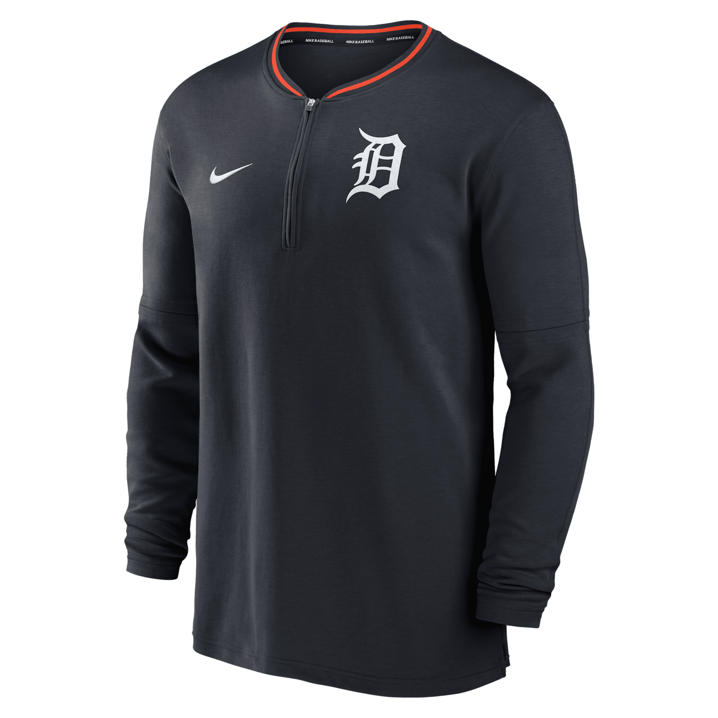 Nike Detroit Tigers Authentic Collection Men's Dri-fit Mlb 1/2-zip