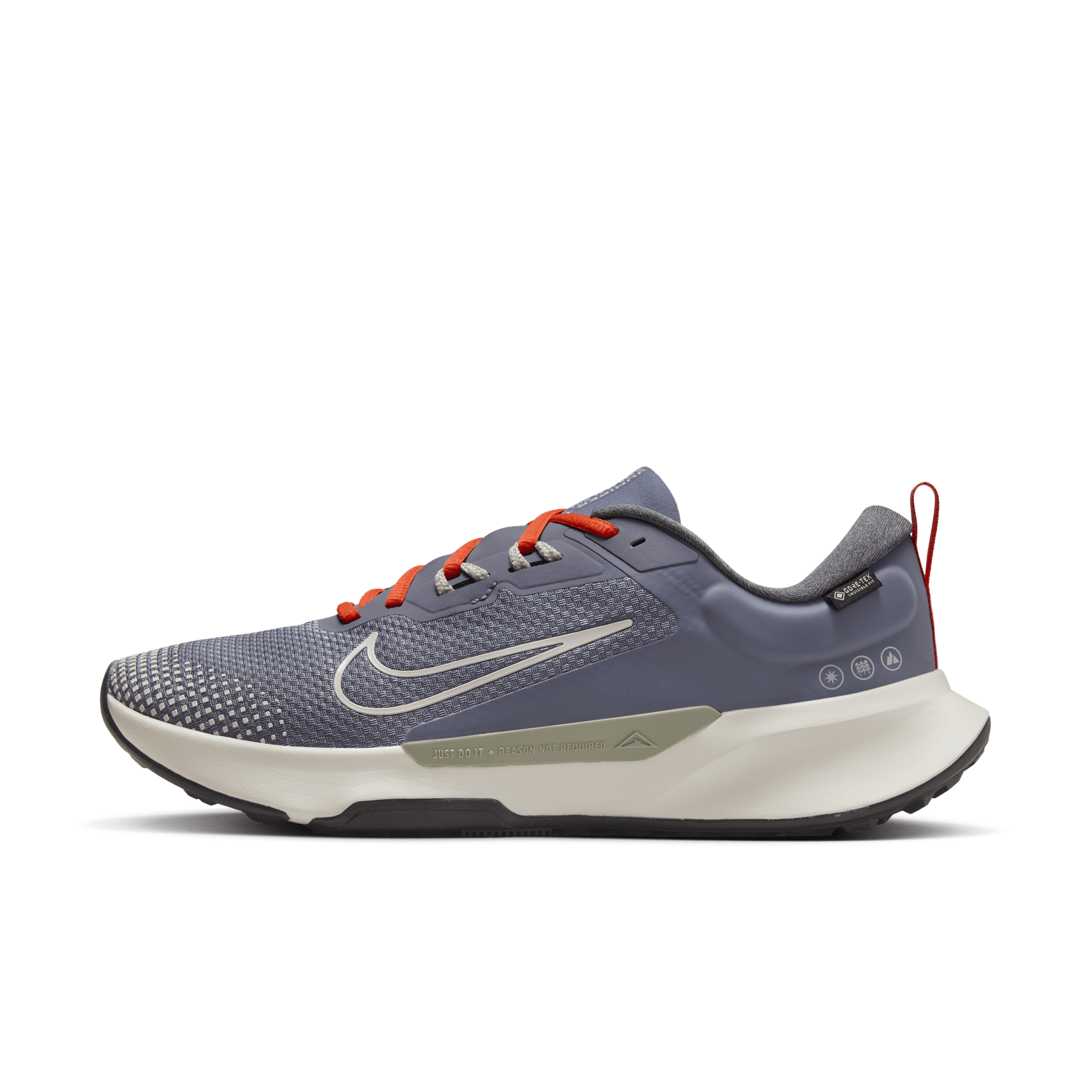Nike Men's Juniper Trail 2 Gore-tex Waterproof Trail Running Shoes In Grey