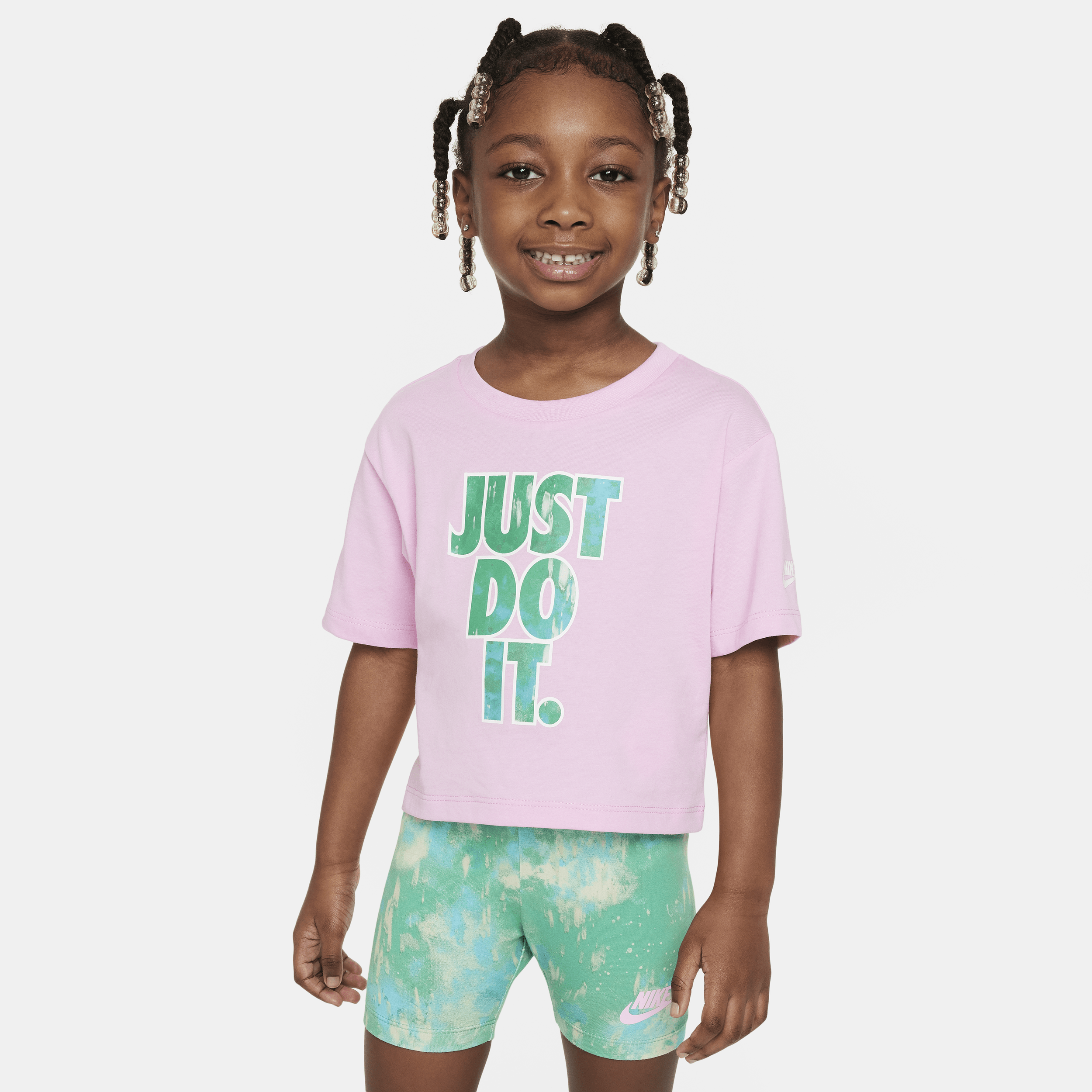 Nike Babies' Club Toddler Graphic T-shirt In Pink