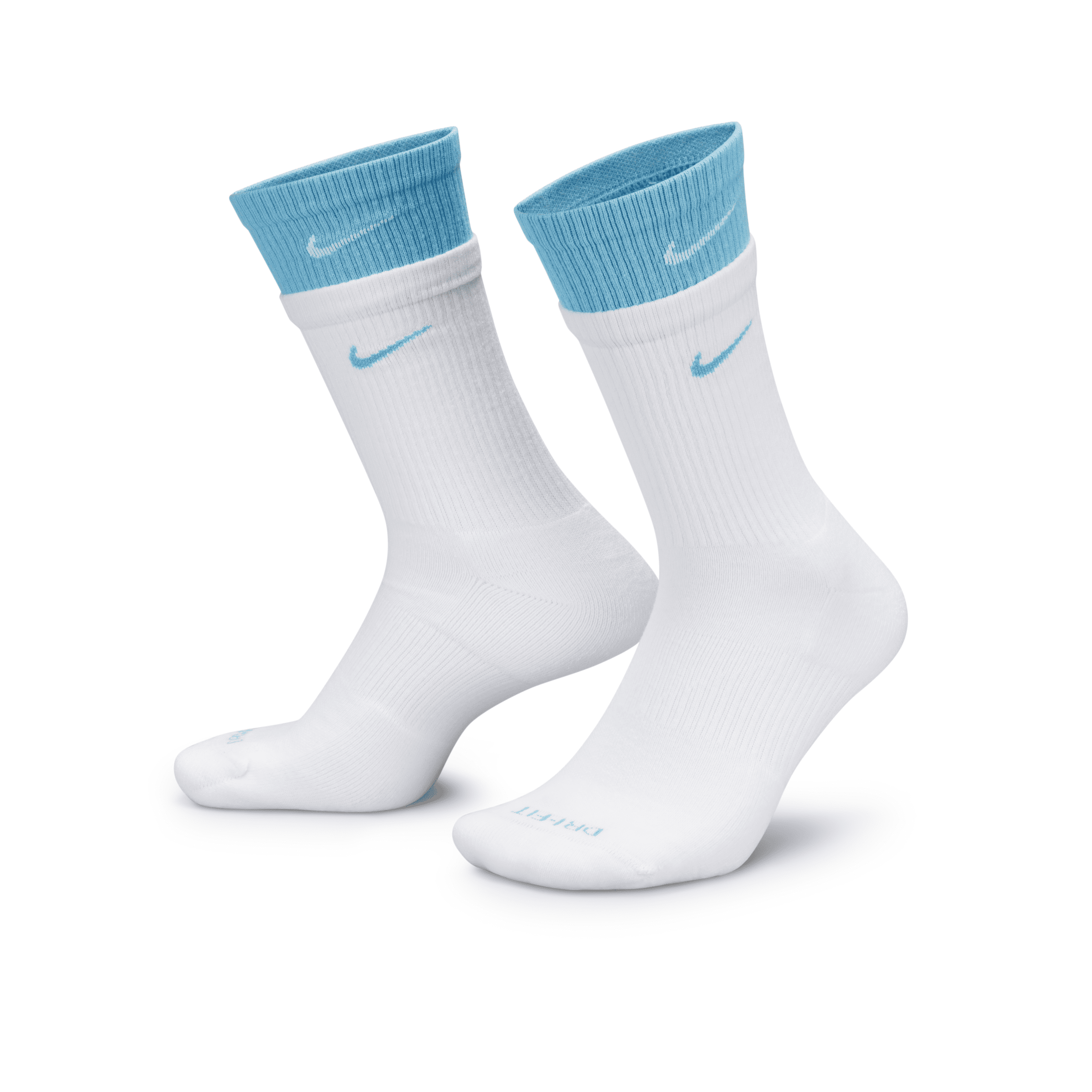 Nike Unisex Everyday Plus Cushioned Training Crew Socks In White