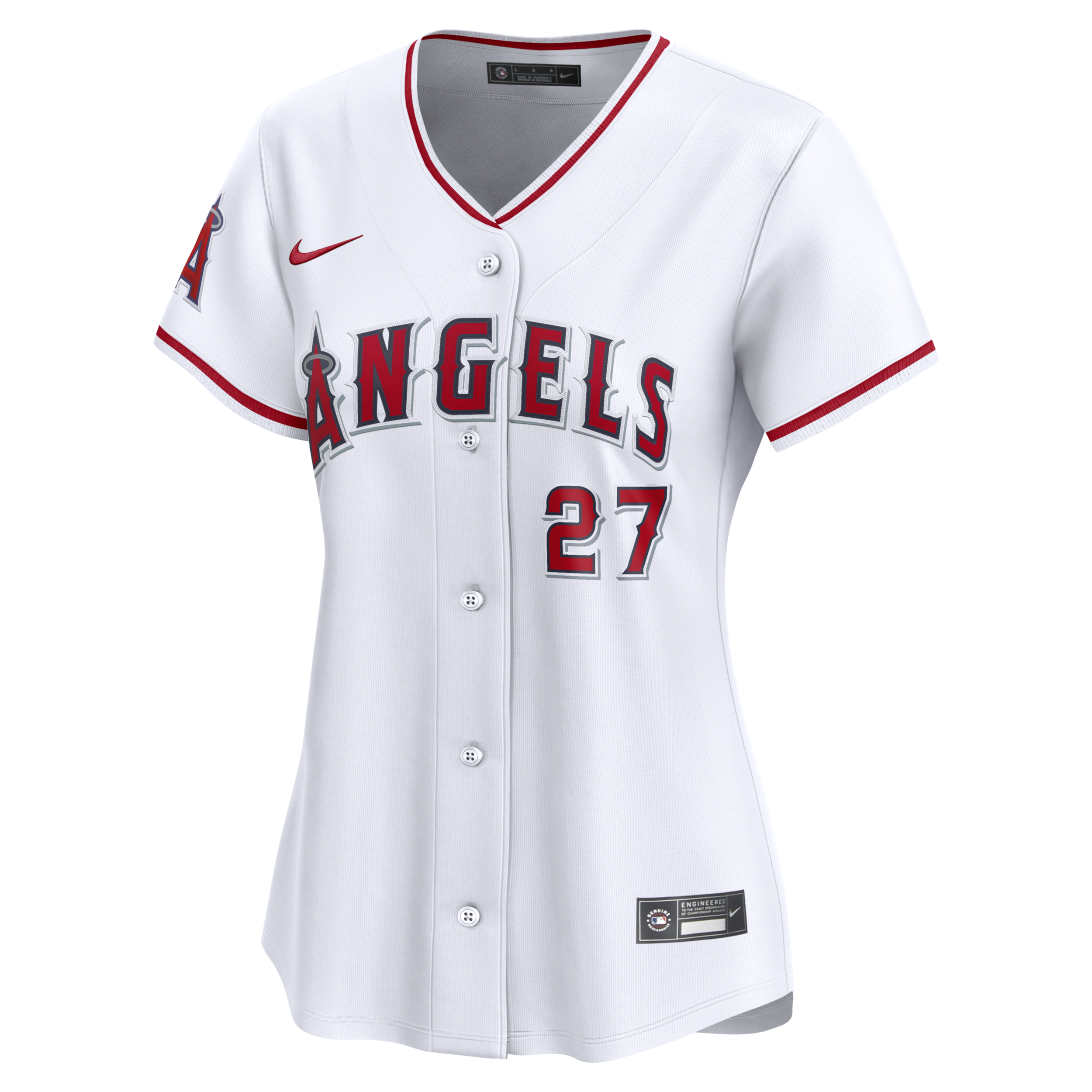 Nike Mike Trout White Los Angeles Angels Home Limited Player Jersey In White