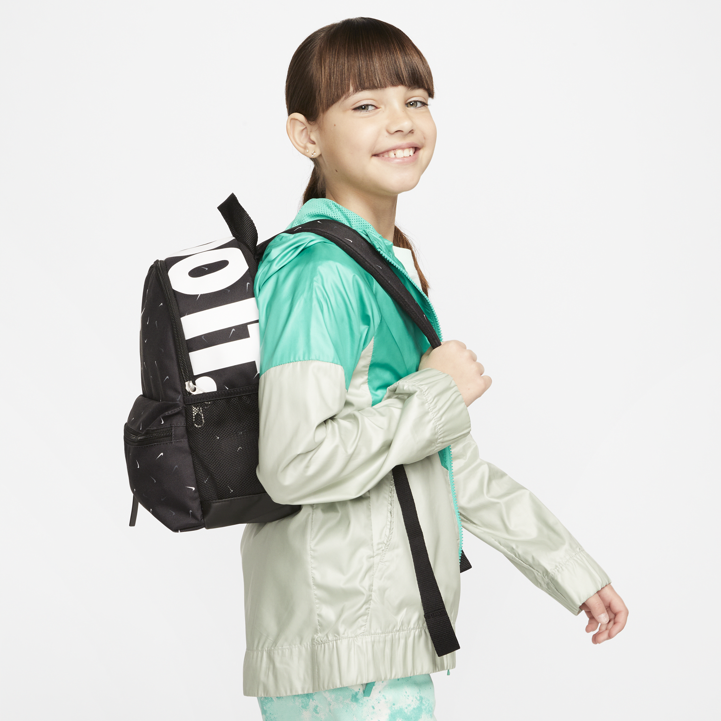Nike Brasilia Jdi Kids' Mini Backpack (11l) In Brown