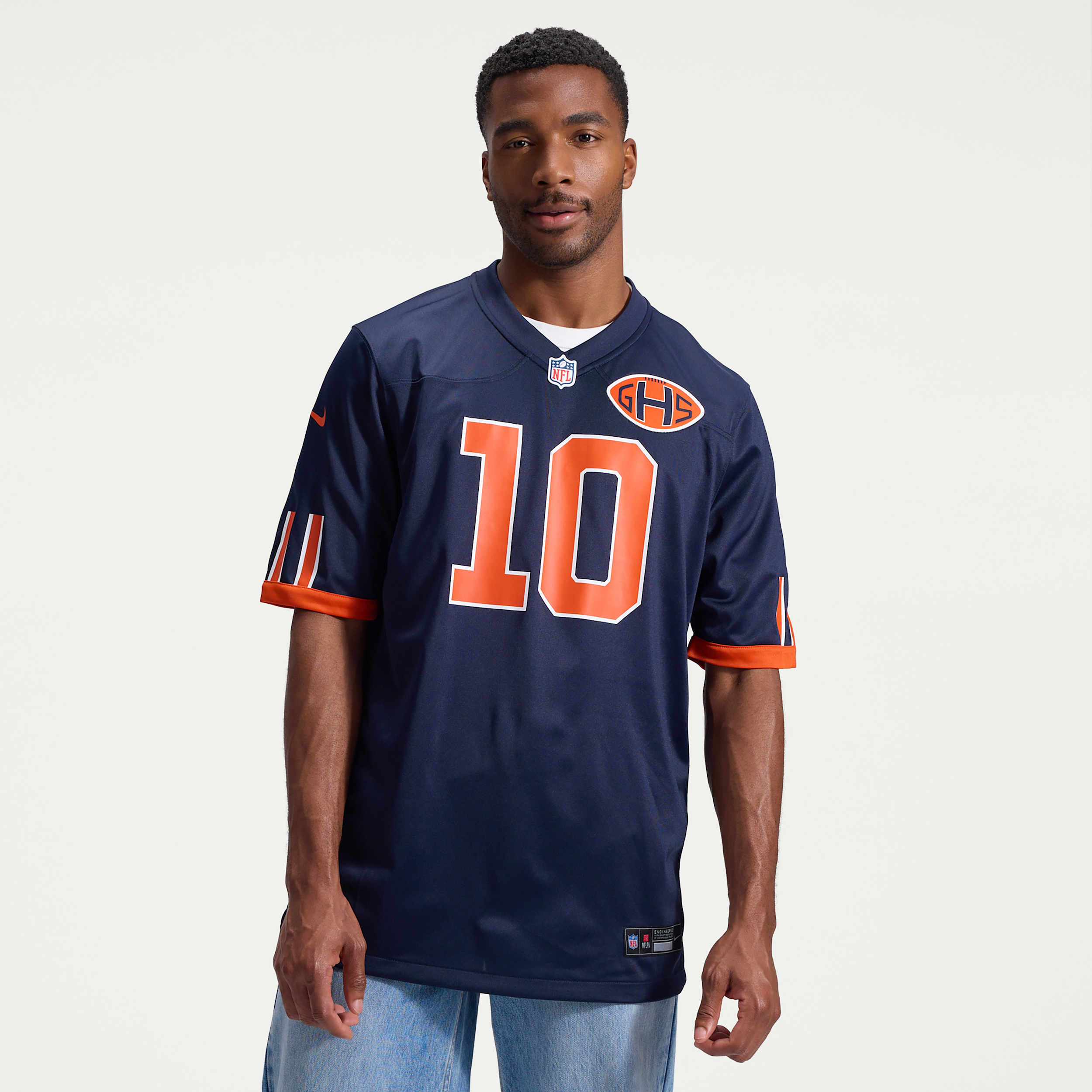 Luther Burden III Chicago Bears Rivalries Collection Nike Men's NFL Game Jersey in Blue | 67NM0JFJ7QF-FDZ