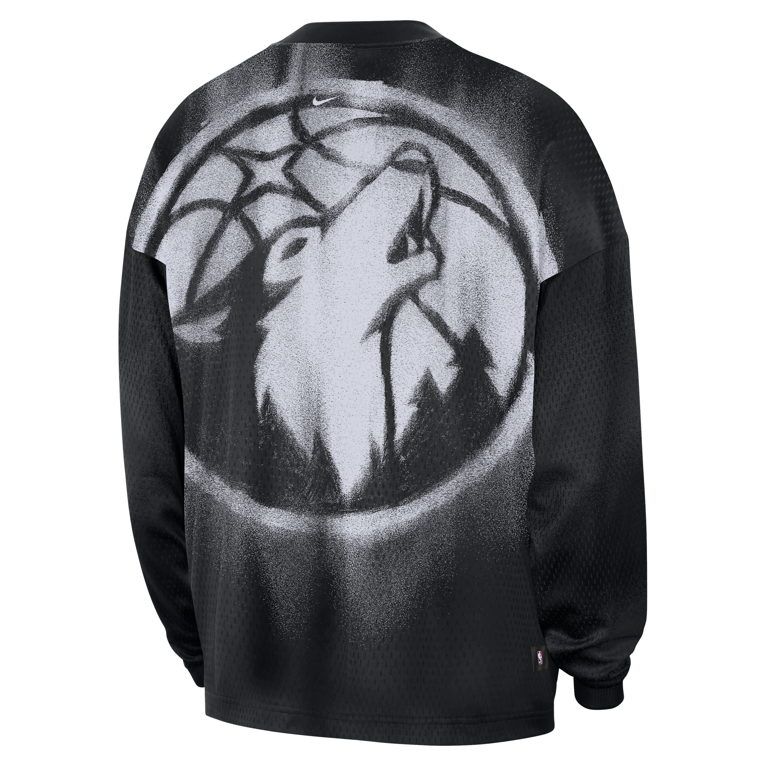 Nike Adult Minnesota Timberwolves Worn With Obsession Standard Issue Game Long Sleeve Shirt, Men's, XXL, Black