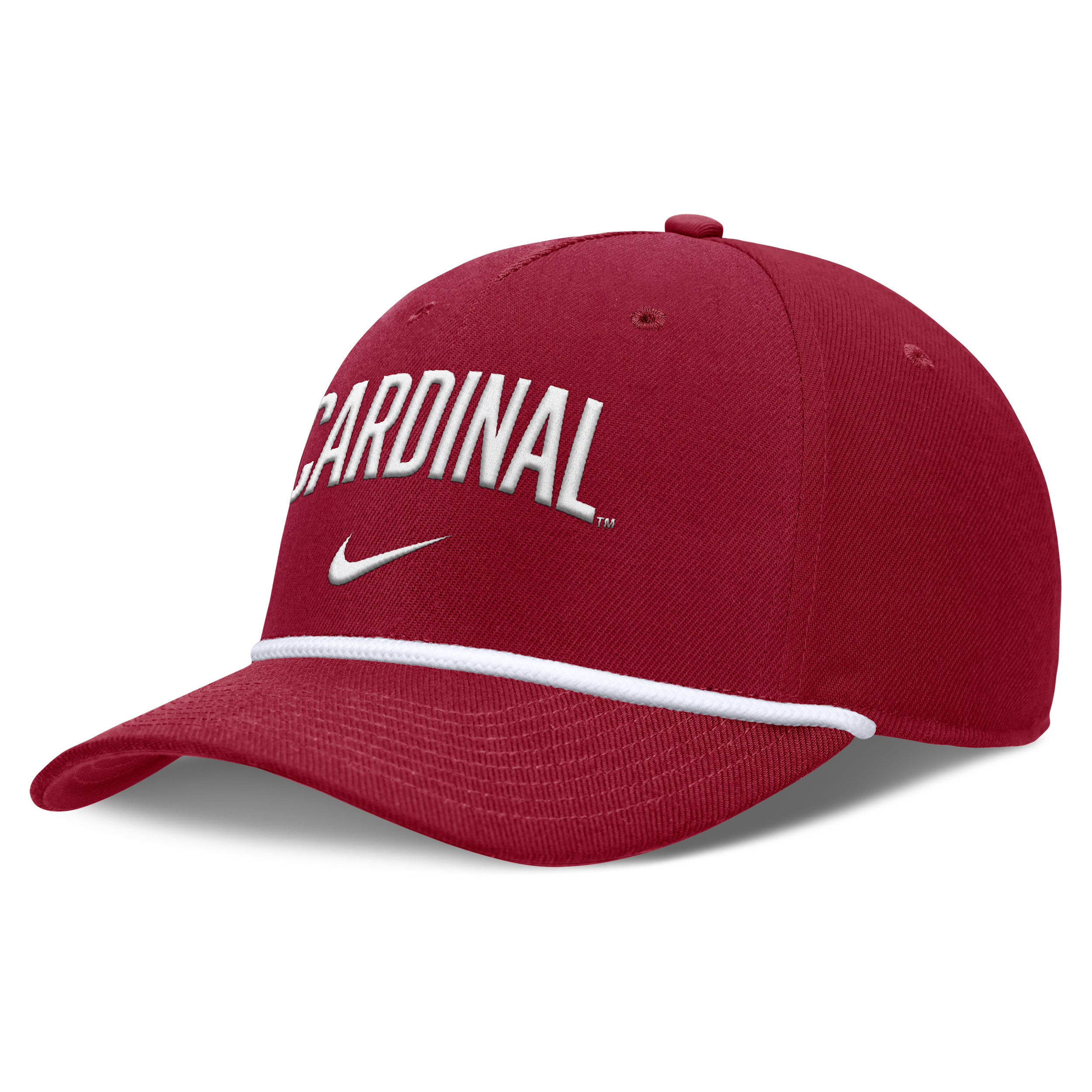 Stanford Primetime Rise Campus Nike Men's College Adjustable Hat in Red | NC9669WSDN-SJM