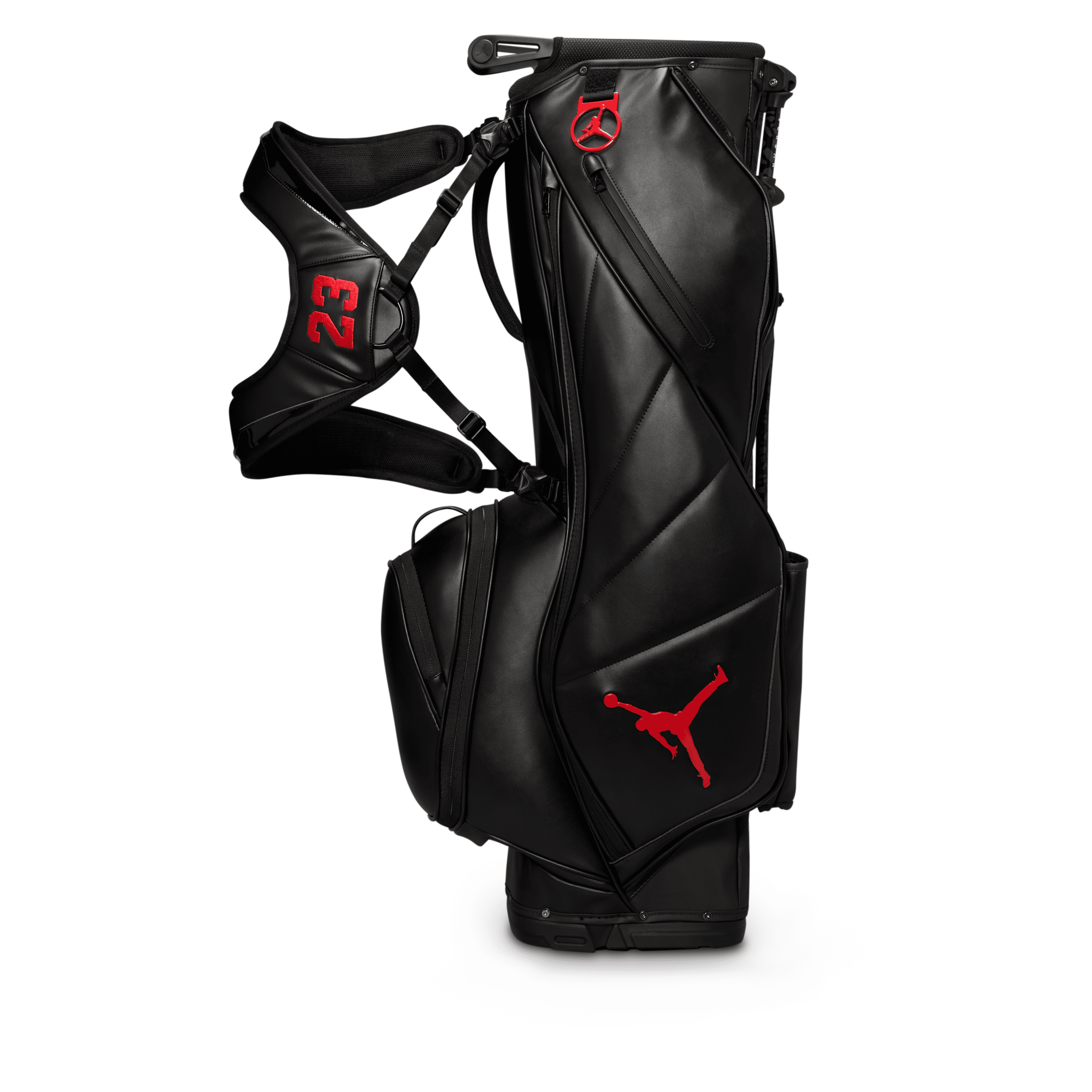 Jordan Men's  Fade Away Luxe 6-way Golf Bag In Black