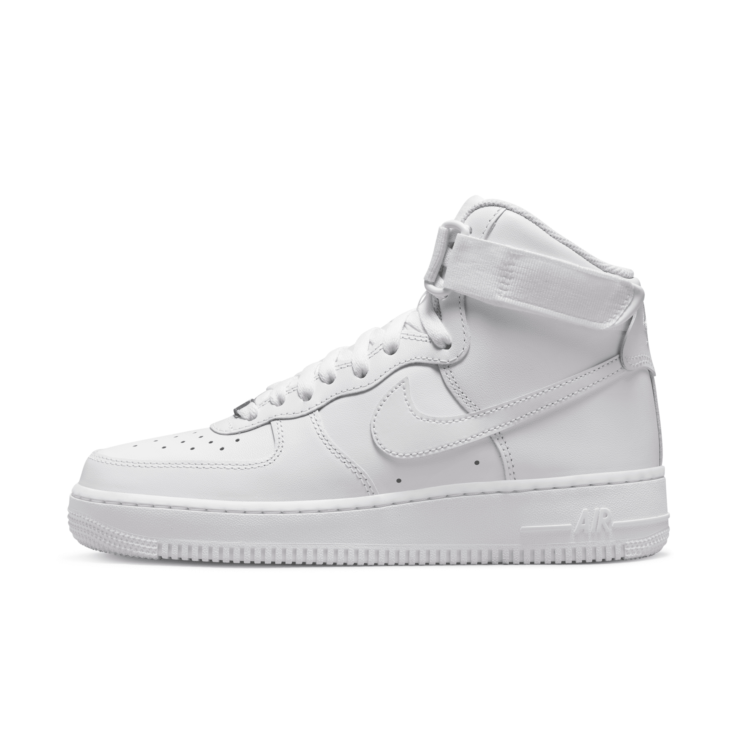 Nike Women's Air Force 1 High Shoes in White, Size: 10.5 | DD9624-100
