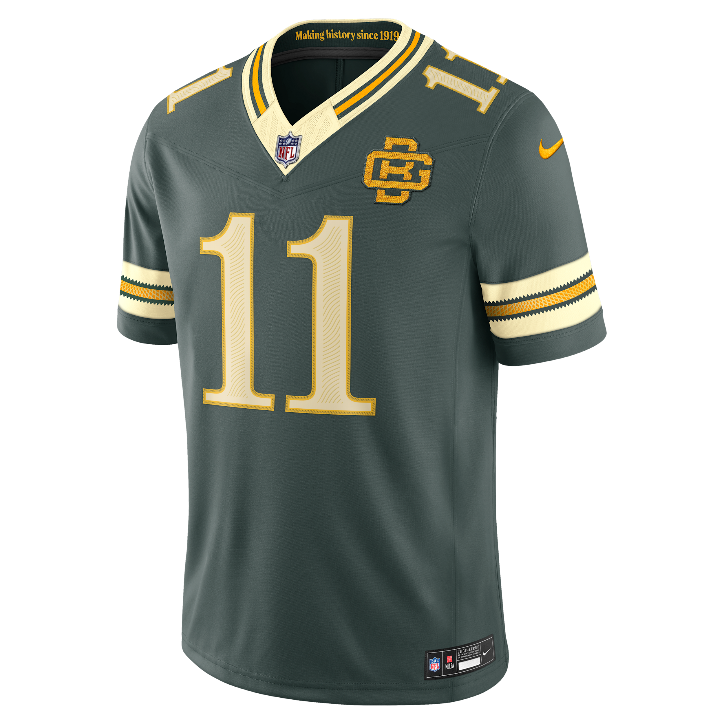 Jayden Reed Green Bay Packers Rivalries Collection Nike Men's Dri-FIT NFL Limited Jersey in Green | 37NM0JFI7TF-0XV