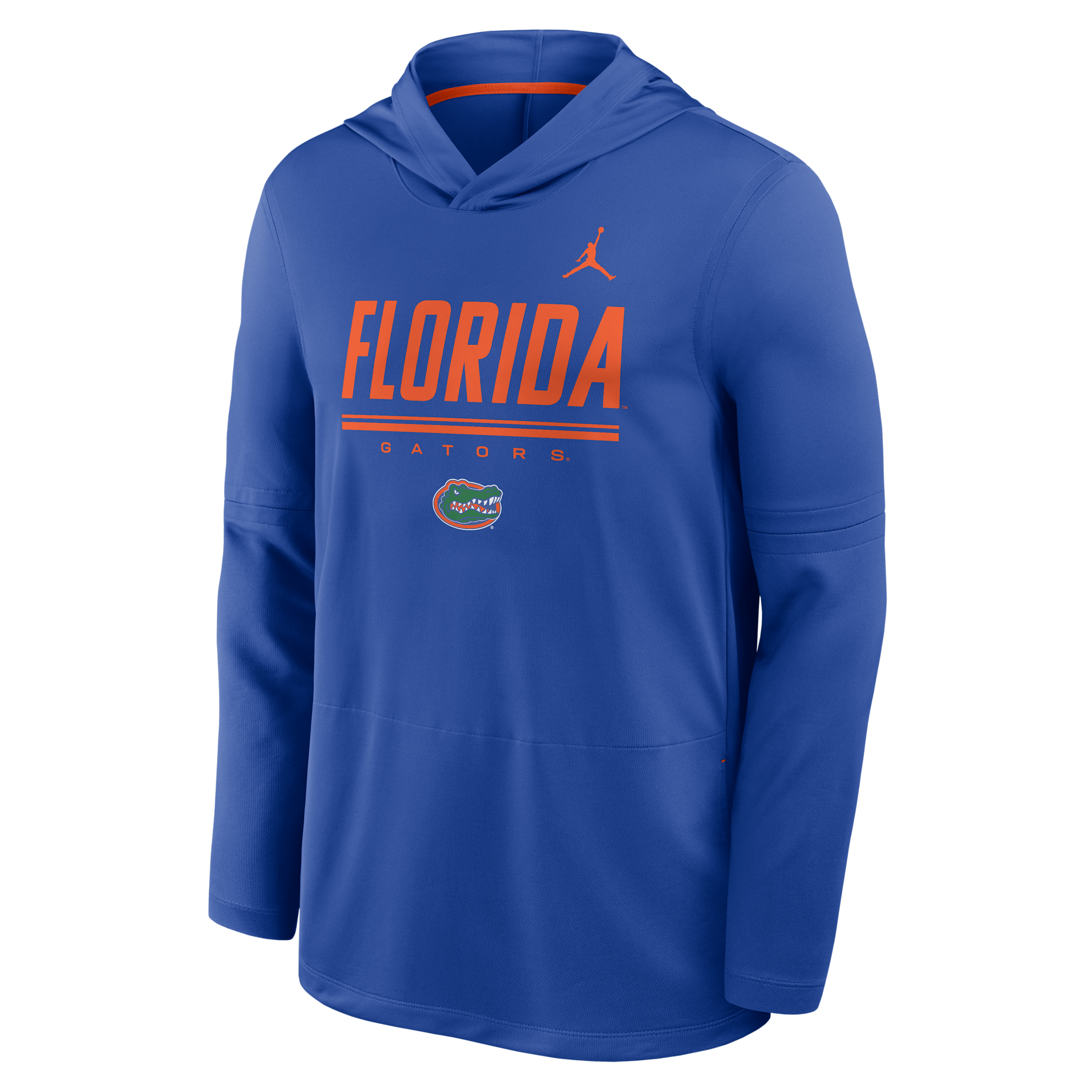 Jordan Men's Royal Florida Gators 2026 Sideline Lightweight Long Sleeve Hooded Dri-fit Sweatshirts - Royal, Orange