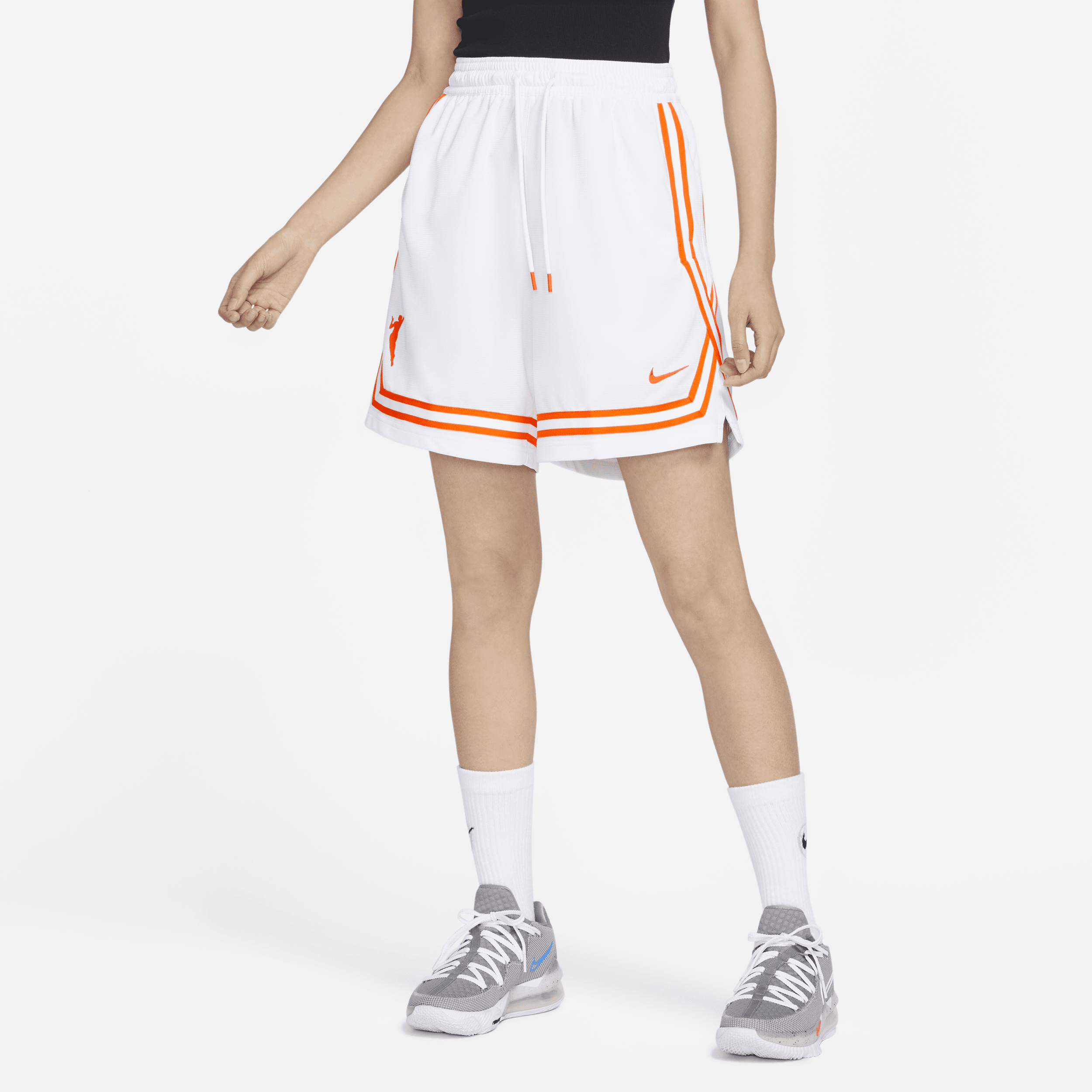 Shop Nike Team 13  Women's Dri-fit Wnba Shorts In White