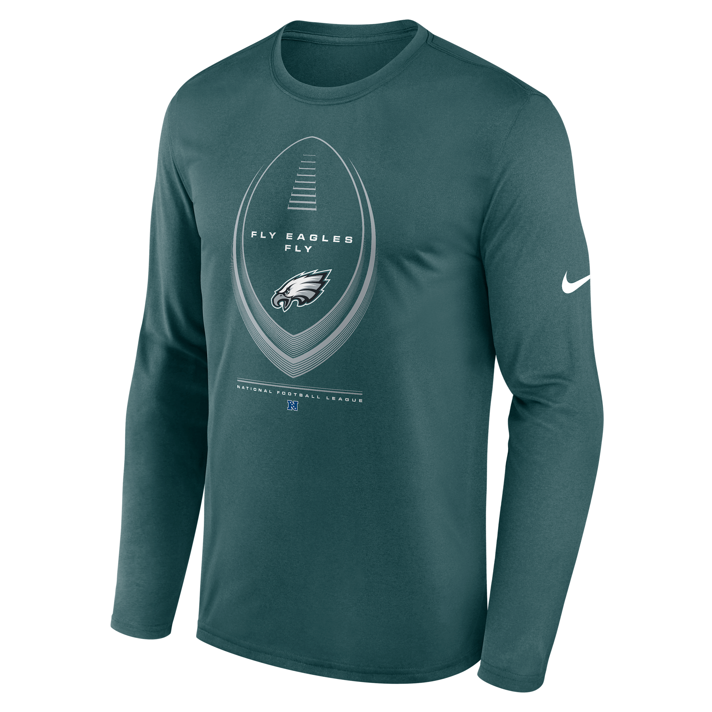 Nike Men's Midnight Green Philadelphia Eagles Legend Icon Dri-fit Long-Sleeve T-Shirt - Midnight Green