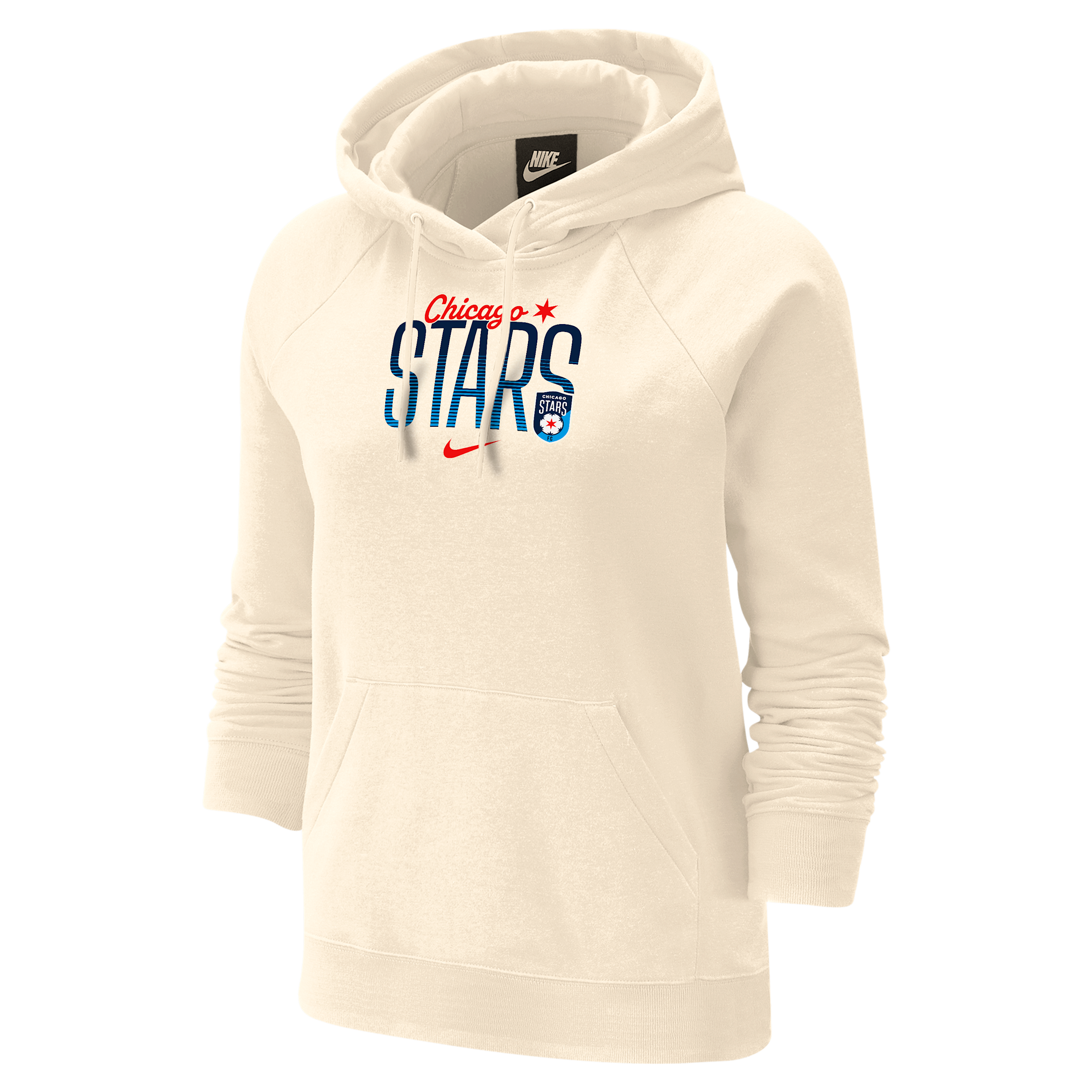 Chicago Stars Phoenix Fleece Nike Women's Oversized Hoodie in White | W31855CHRS26-NAT
