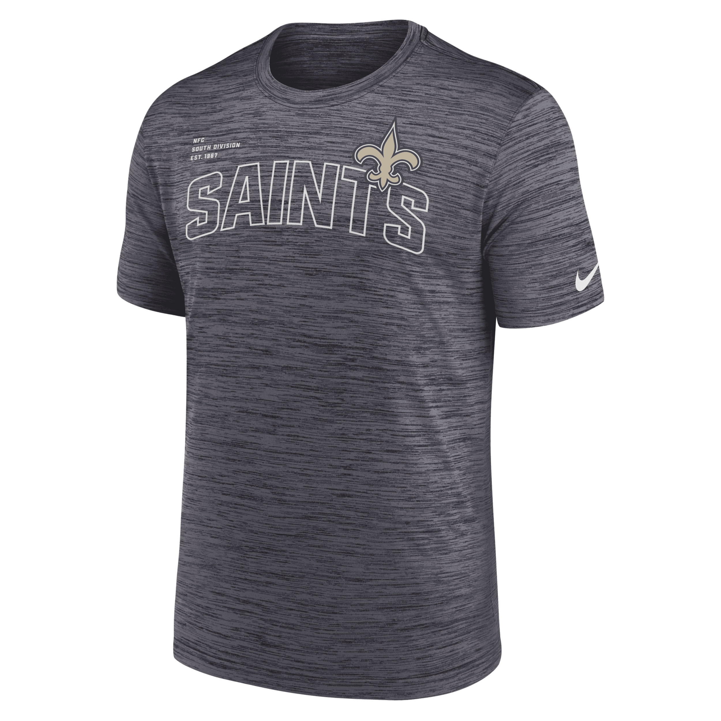 Shop Nike New Orleans Saints Velocity Arch  Men's Nfl T-shirt In Black