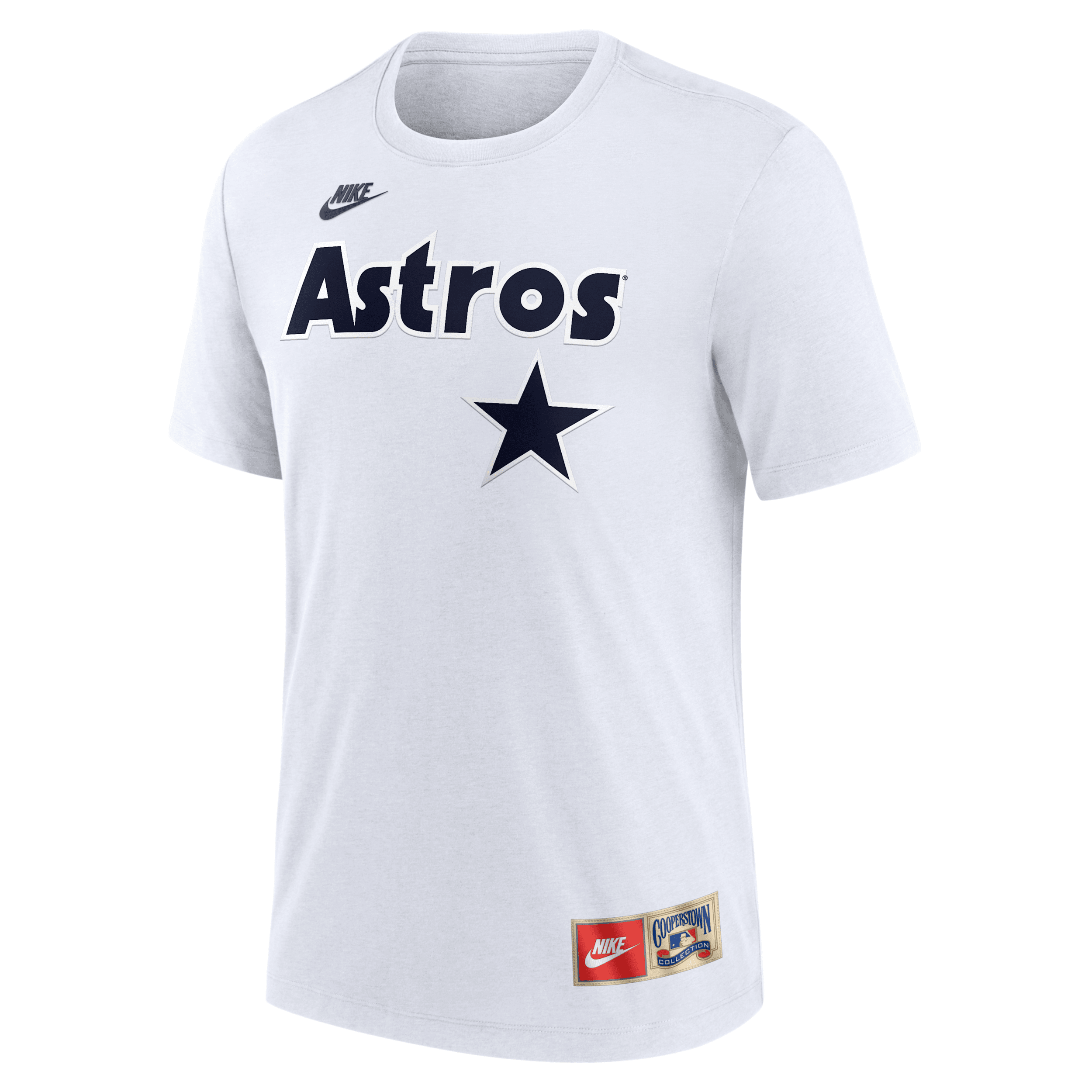 Nike Men's Nolan Ryan White Houston Astros Cooperstown Collection Name Number Tri-Blend T-Shirt - White