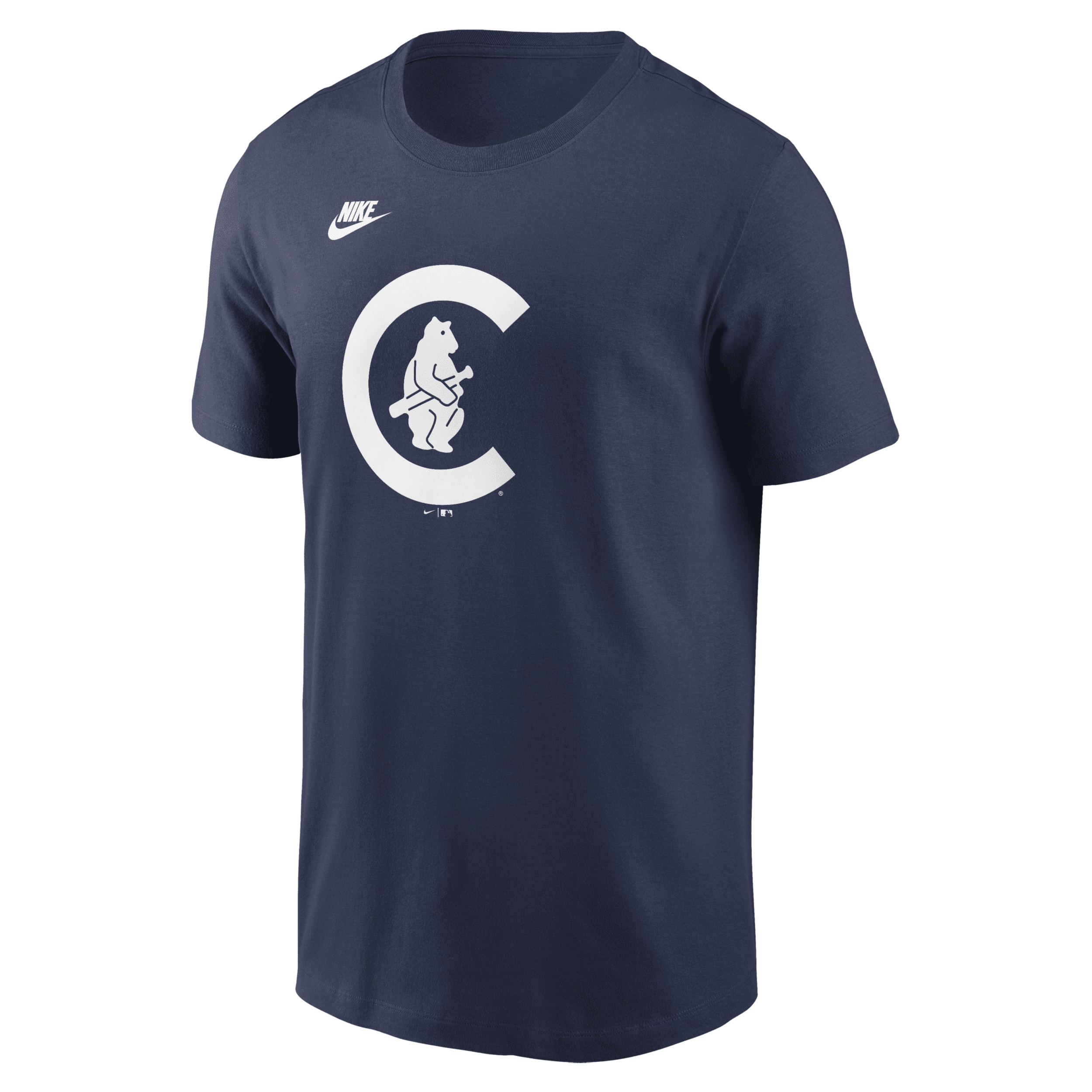 Nike Chicago Cubs Cooperstown Logo  Men's Mlb T-shirt In Blue