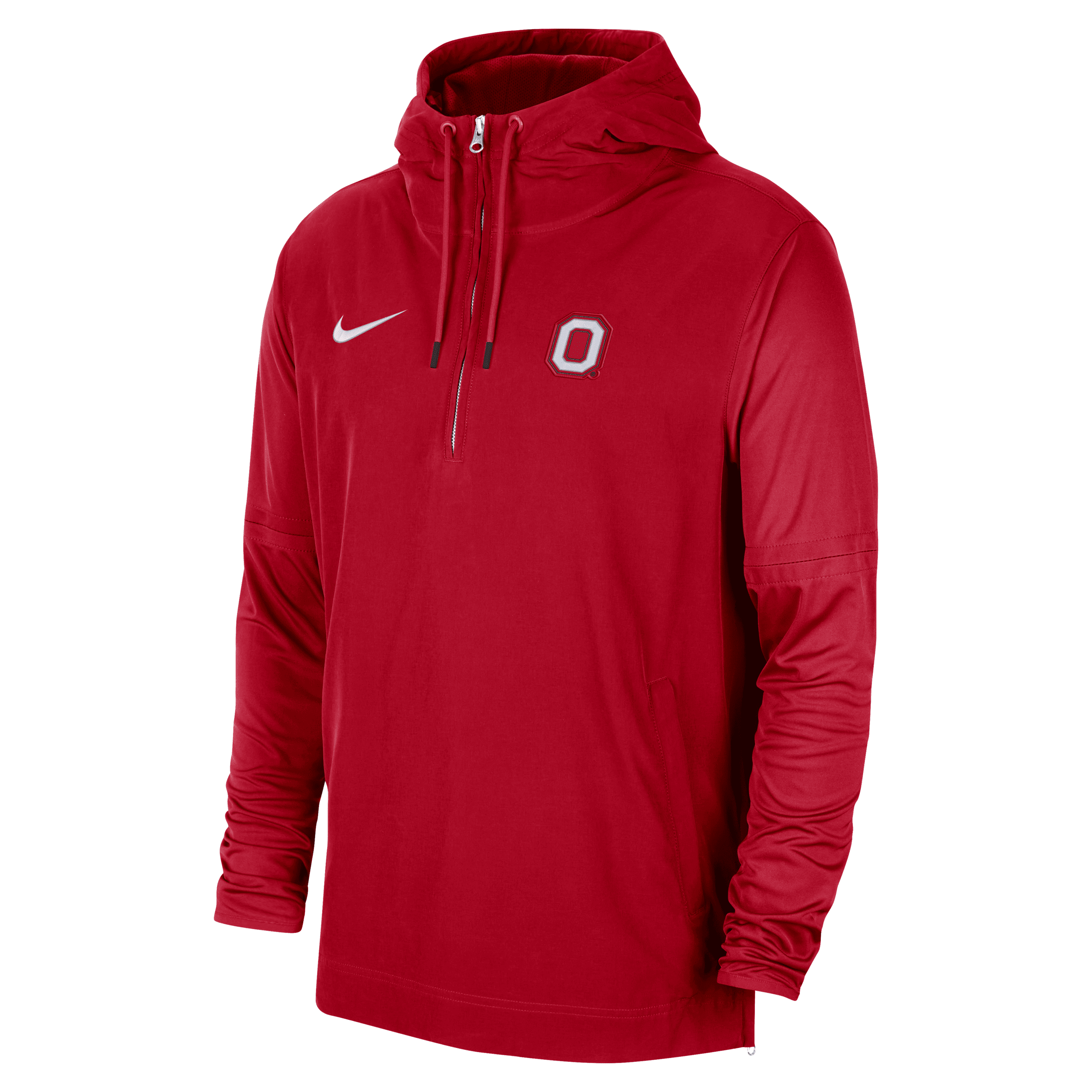 Nike Ohio State Player  Men's College Long-sleeve Woven Jacket In Red