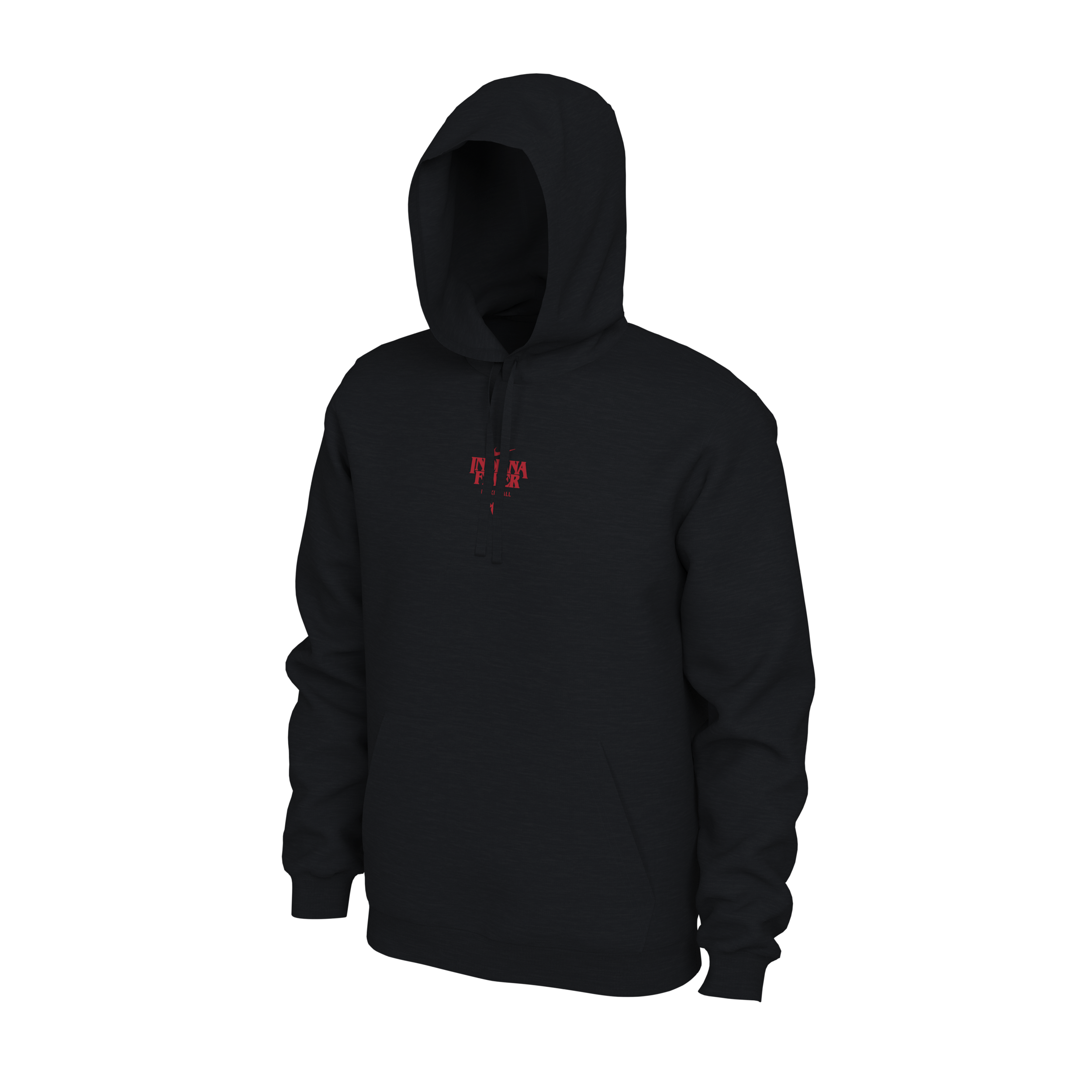 Nike Black Indiana Fever Rebel Edition Collection Club Fleece Pullover Hoodie In Black