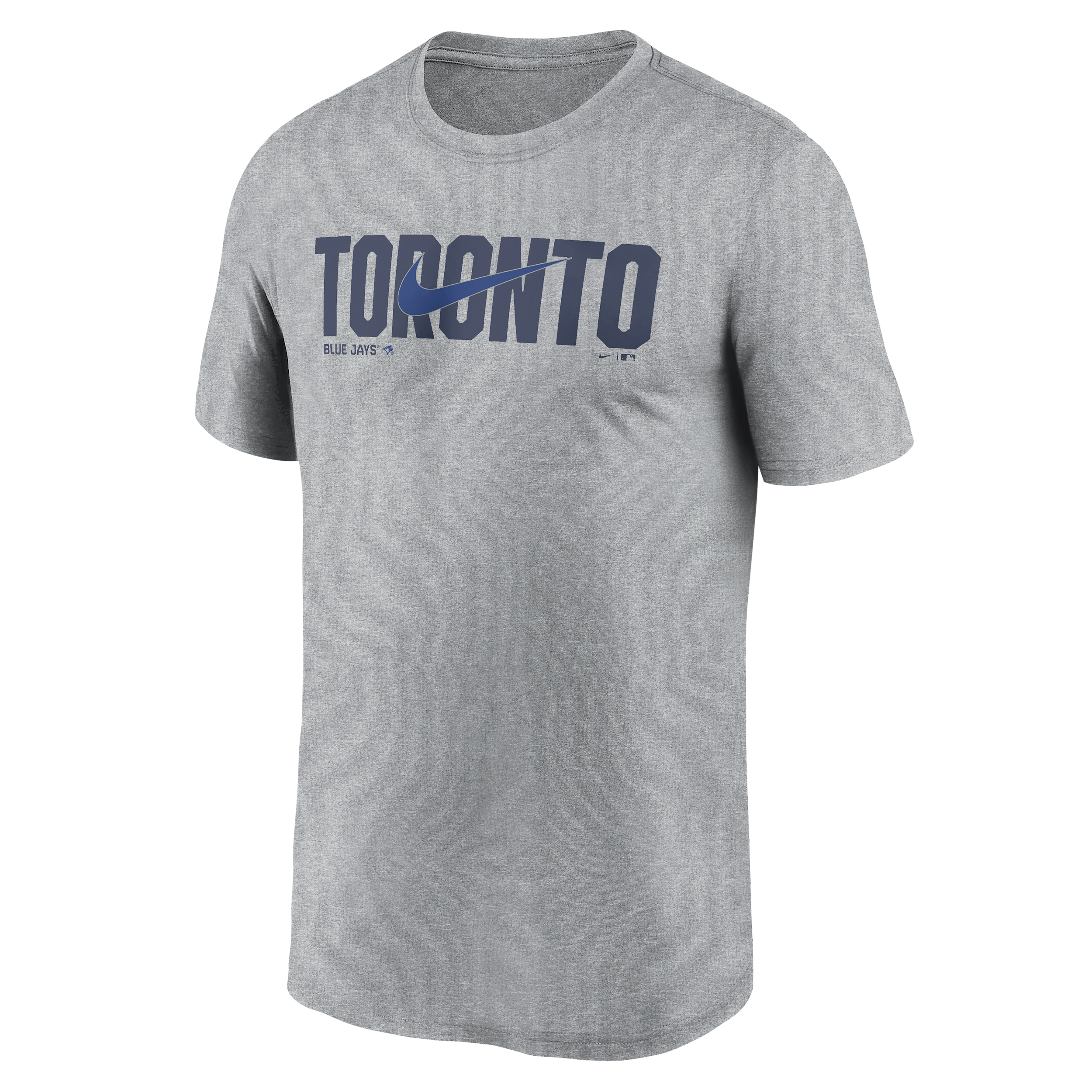 Toronto Blue Jays Swoosh Legend Nike Men’s Dri-FIT MLB T-Shirt in Grey | NKGK06GTOR-RSQ