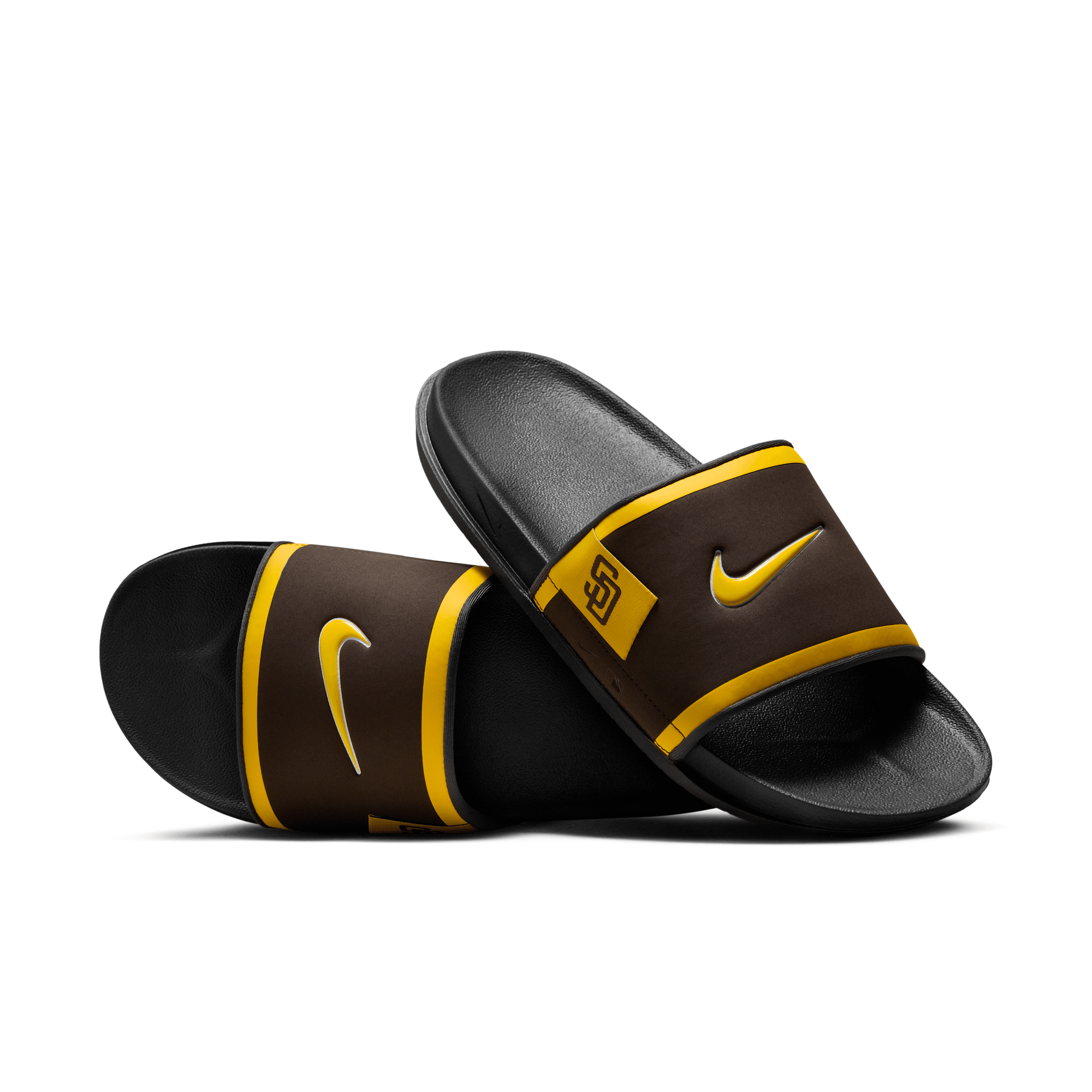 Nike Men's Offcourt (san Diego Padres) Offcourt Slides In Brown
