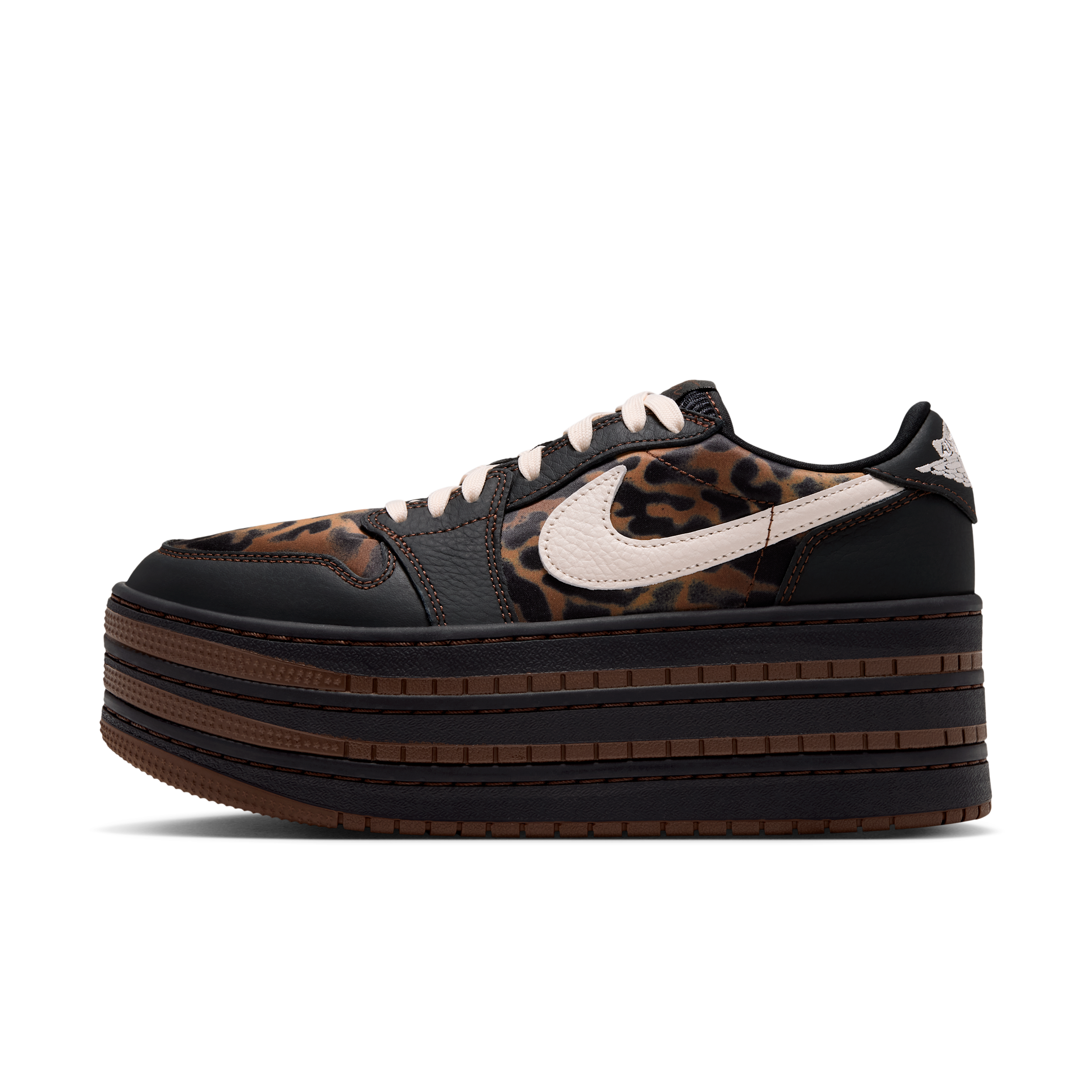 Women's Air Jordan 1 Triple Stack Shoes in Black | IV5073-001