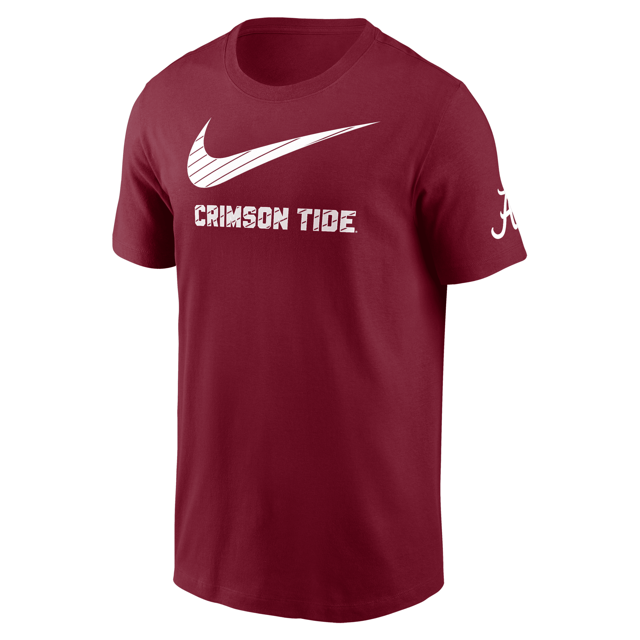 Nike Alabama Crimson Tide Campus Mascot  Men's College T-shirt In Red
