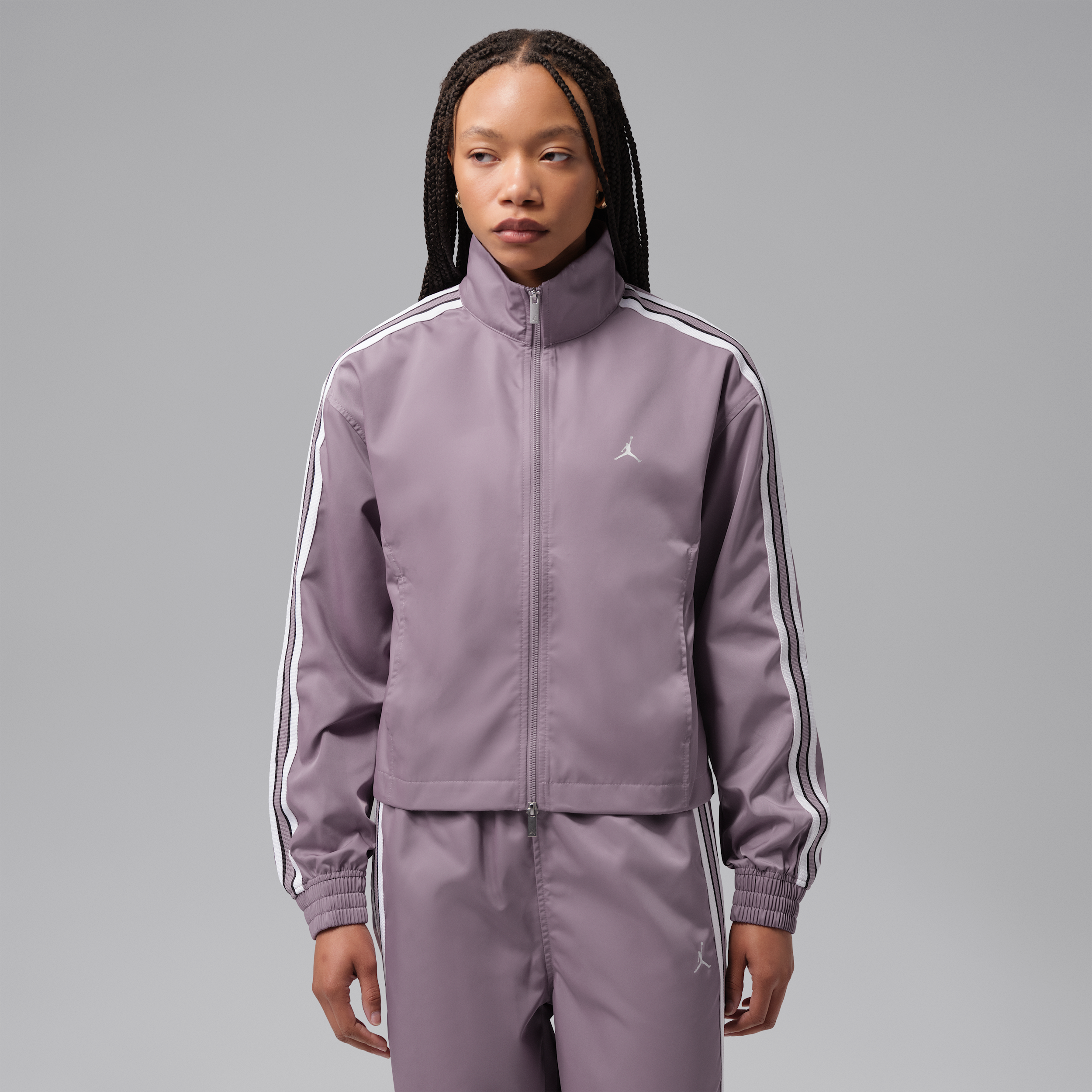 Women's Jordan Brooklyn Track Jacket in Purple | IM6841-524