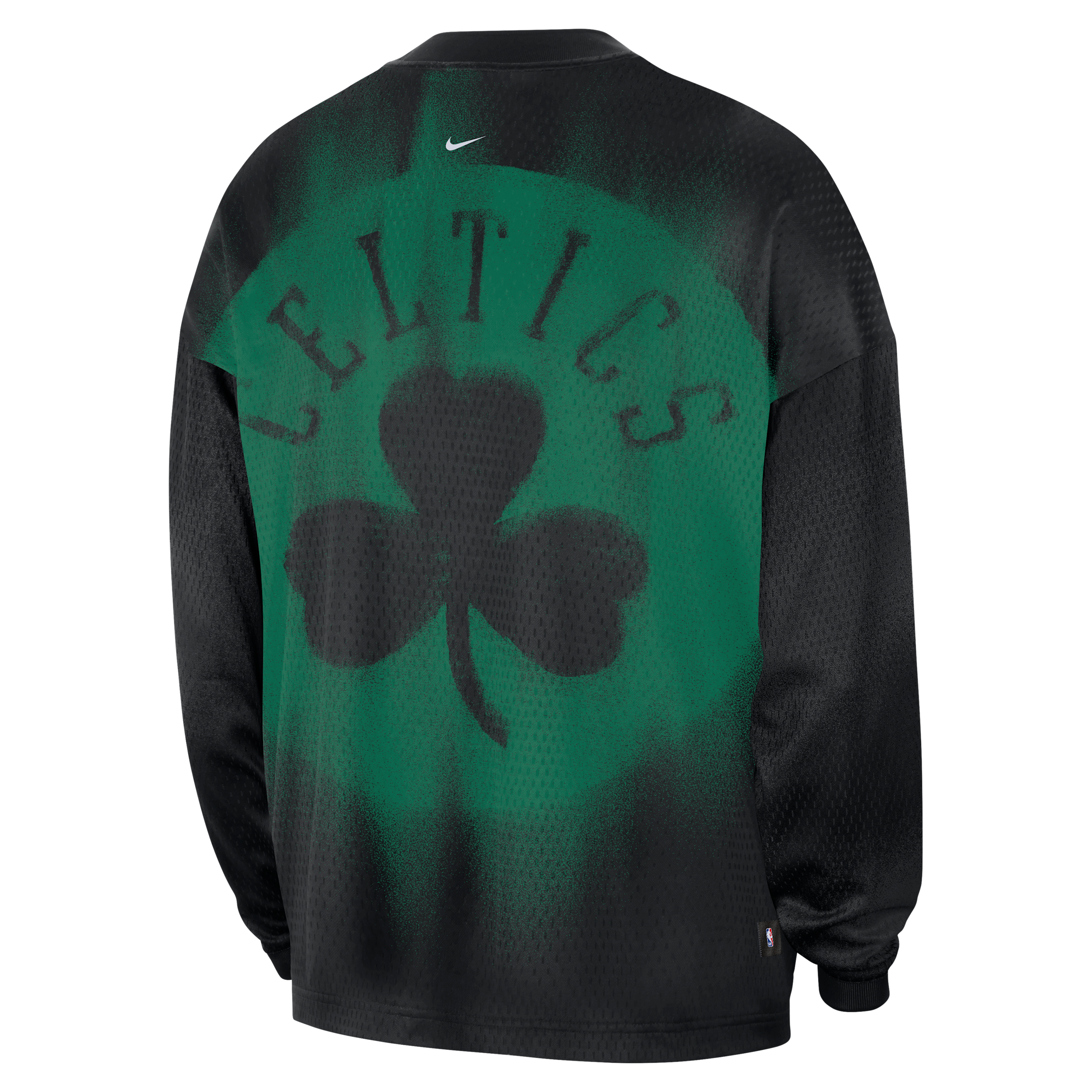 Nike Adult Boston Celtics Worn With Obsession Standard Issue Game Long Sleeve Shirt, Men's, Large, Black