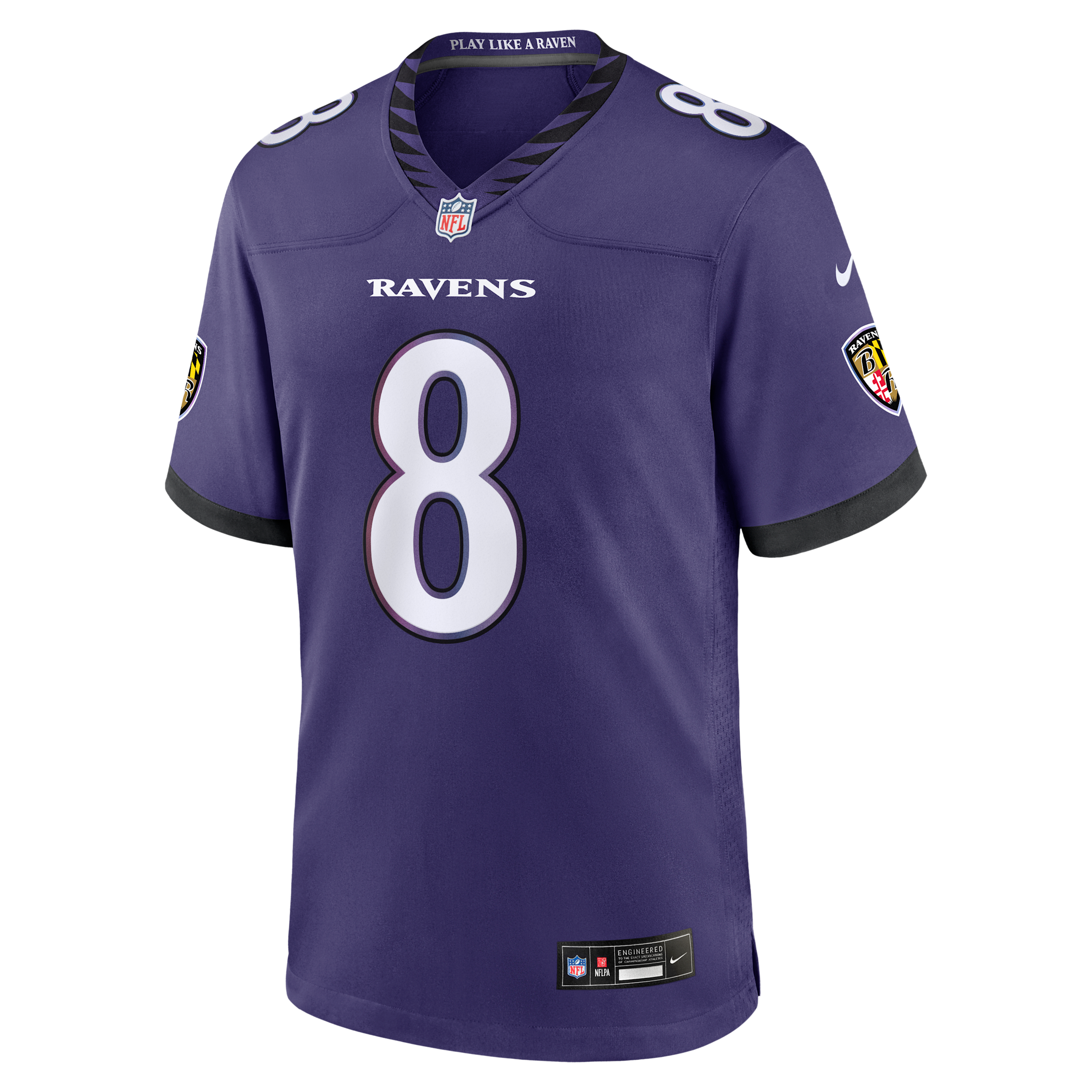 Lamar Jackson Baltimore Ravens Nike Men's NFL Game Jersey in Purple | 67NM0FDL8GF-CZ5